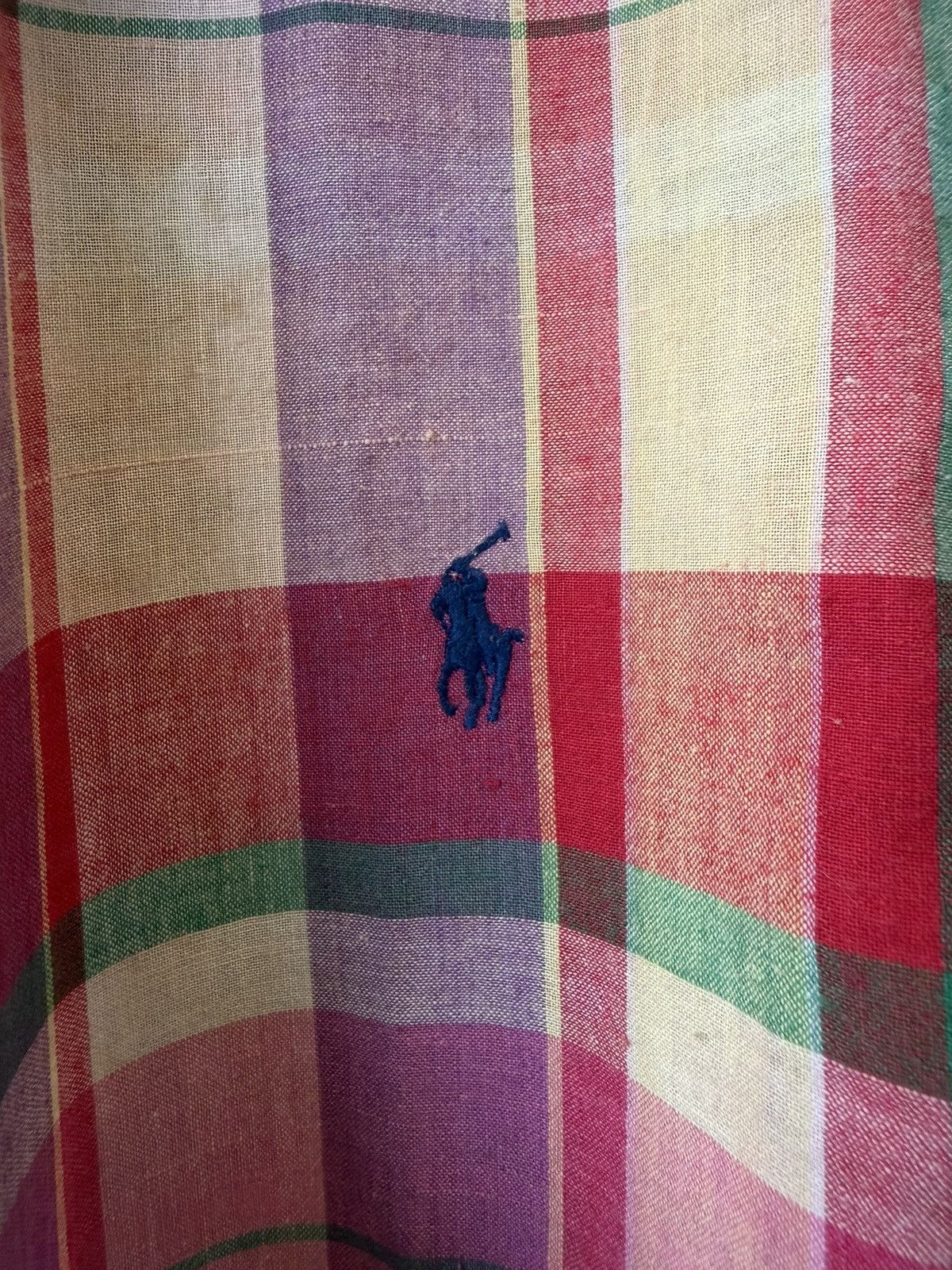 Polo Ralph Lauren Vintage Polo Ralph Lauren Short Sleeve Plaid Button Down Size US XS / EU 42 / 0 - 5 Thumbnail