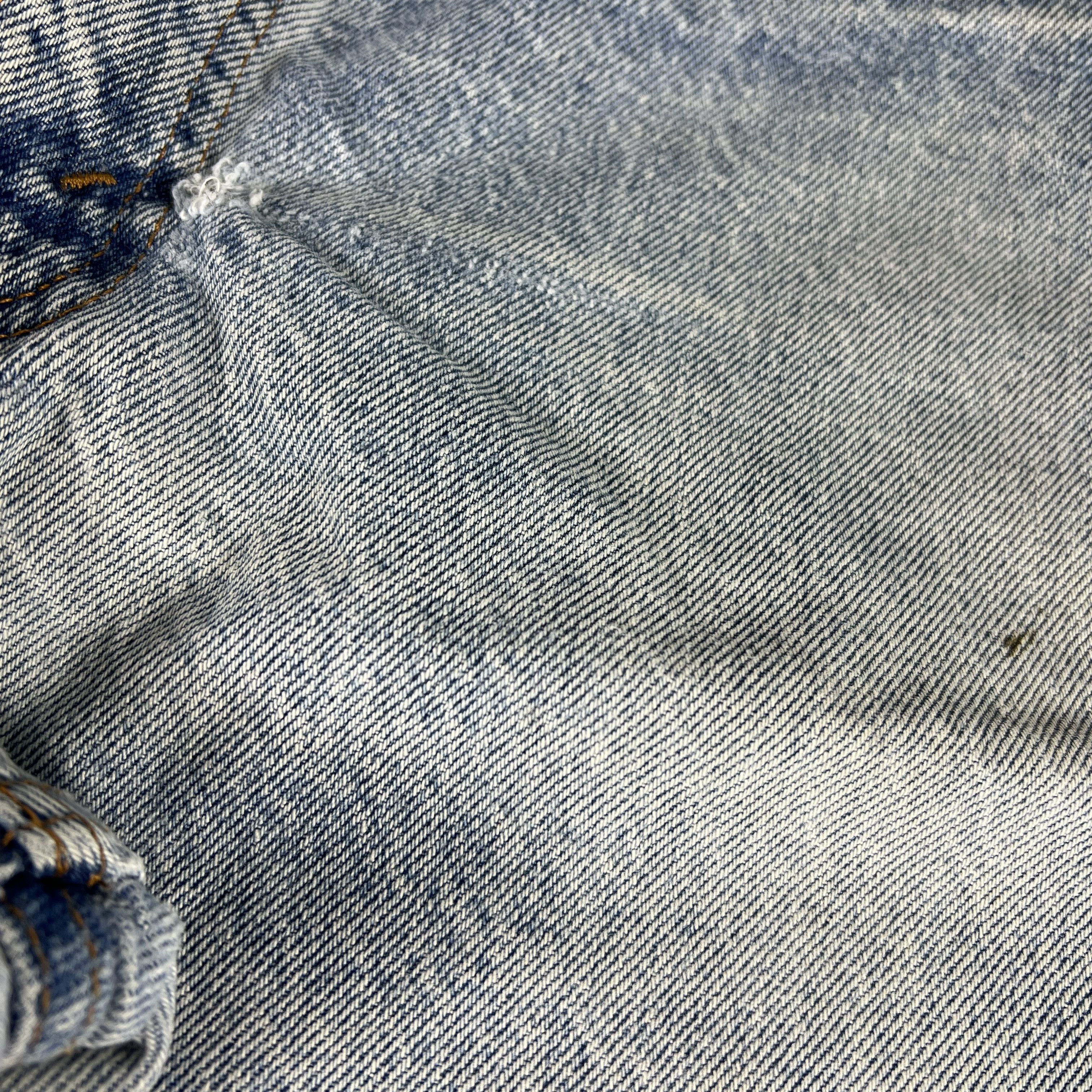 Levi's × Vintage VTG 90s Levi's Jeans 505 Straight Blue Denim Orange Tab Size US 34 / EU 50 - 2 Thumbnail