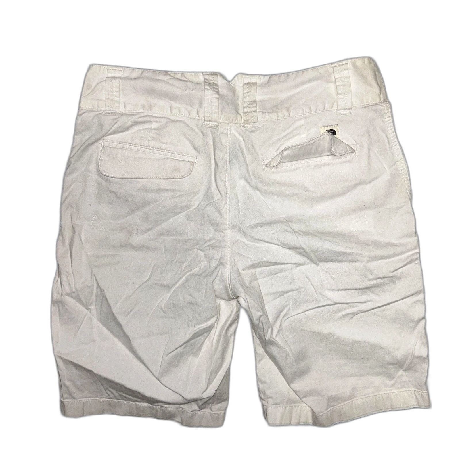 The North Face The North Face Cotton Blend Activewear Shorts White Womens 1 Size US 26 / EU 42 - 1 Thumbnail