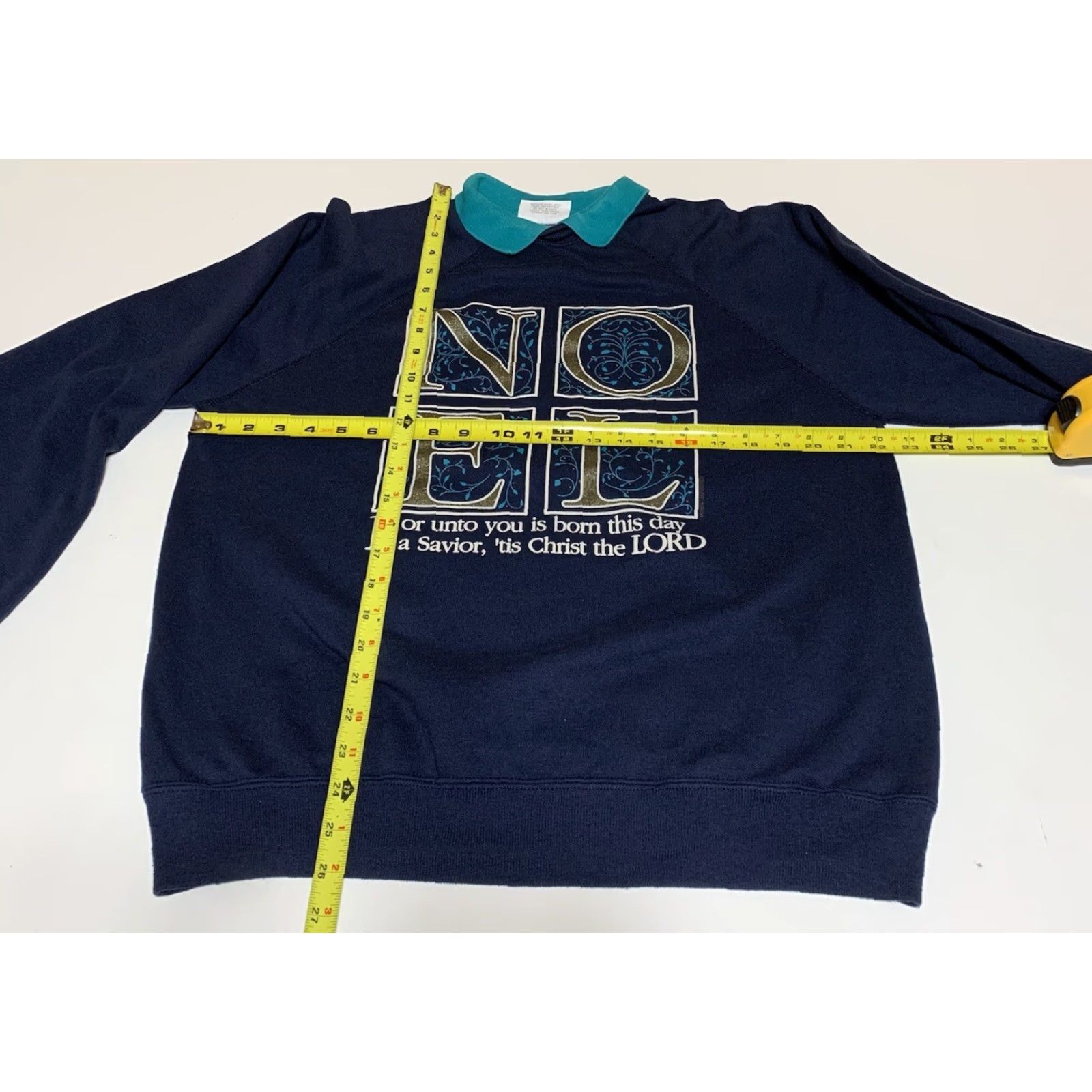 Vintage VINTAGE 90s Noel Christmas Mom Crewneck Sweatshirt With Collar Made In USA Size L Size L / US 10 / IT 46 - 4 Thumbnail