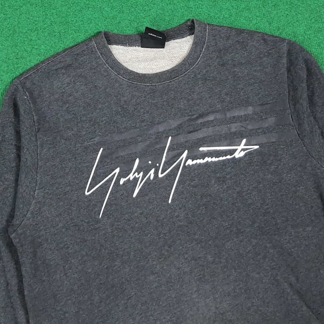 Adidas Vintage Adidas Custom Yohji Yamamoto Logo Sweatshirt C279N3 Size US M / EU 48-50 / 2 - 2 Thumbnail