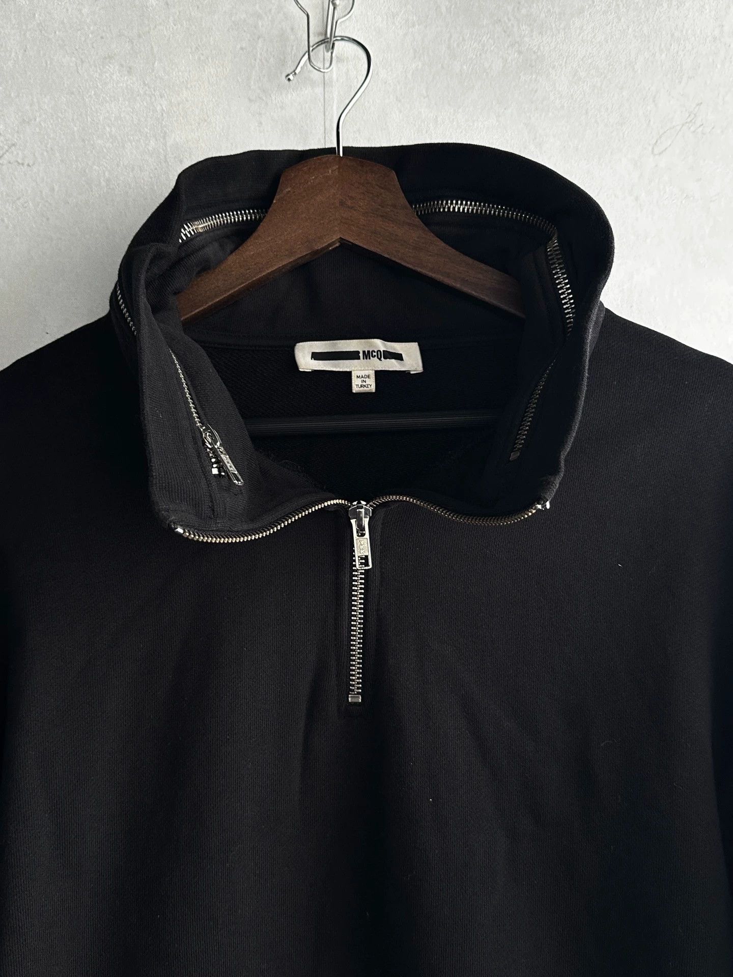 Alexander McQueen Alexander McQueen Zippered Double-Layer Hem Sweatshirt Size US XS / EU 42 / 0 - 3 Thumbnail