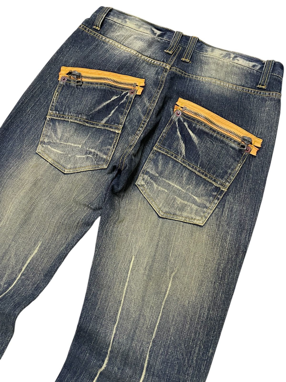 Hysteric Glamour Clone Devgru Japan Mud Wash Zipper Pocket Jeans Size US 32 / EU 48 - 12 Thumbnail
