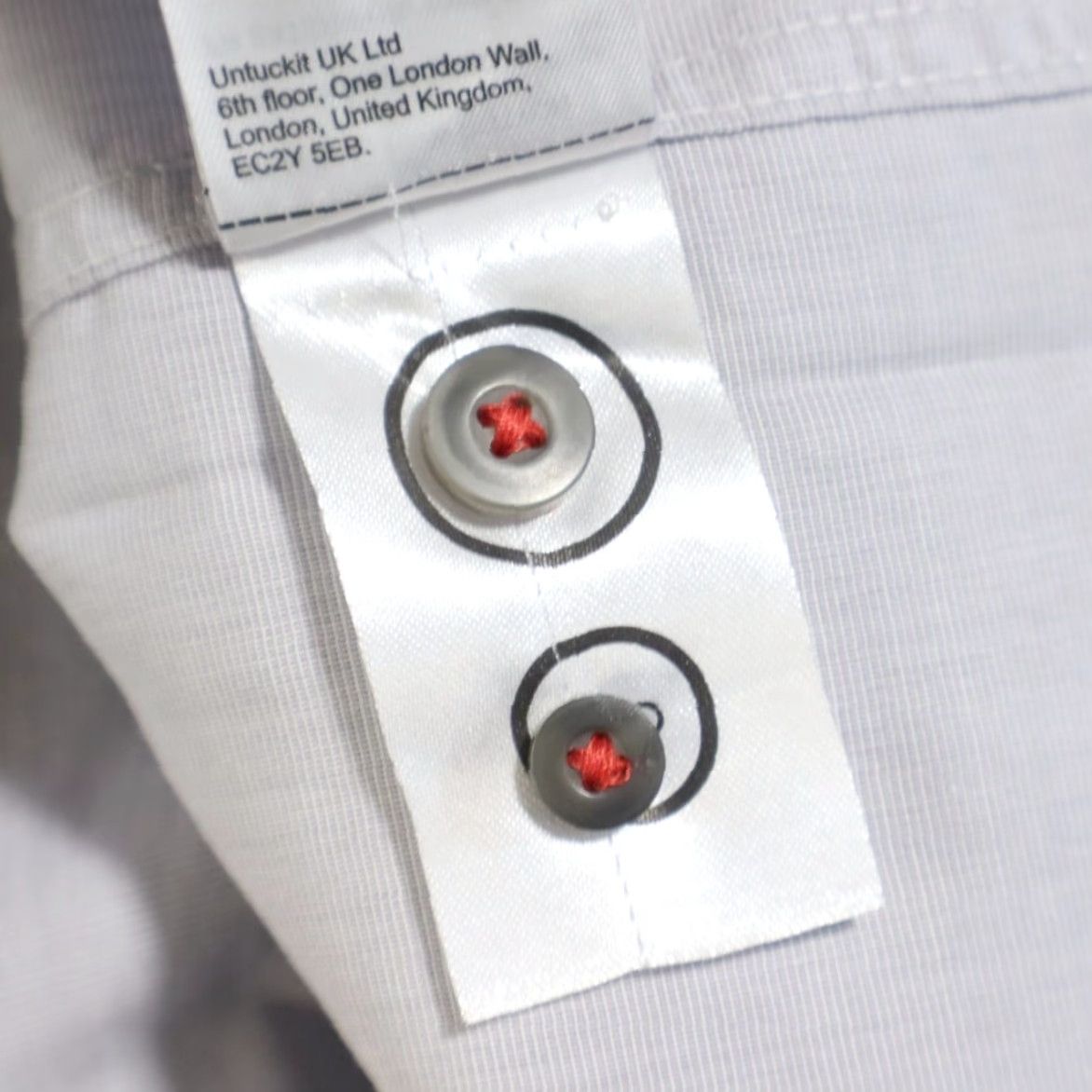 UNTUCKit VINTAGE Untuckit Rubican WF Slim Cotton Solid Button Up Shirt Gray Men's 2XL Size US XXL / EU 58 / 5 - 7 Thumbnail