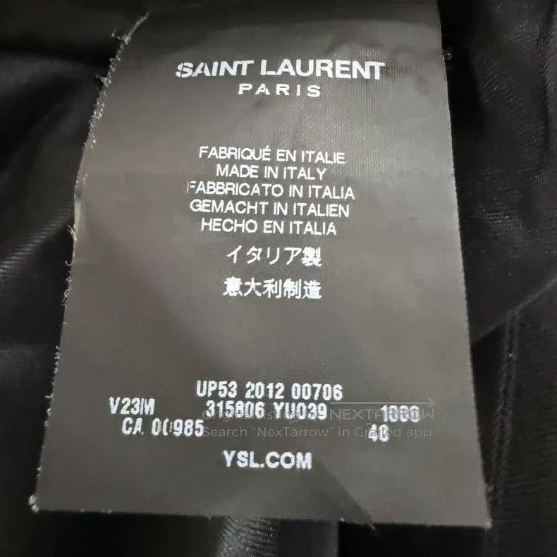 Saint Laurent Paris Saint Laurent Paris Double Zip Snake Chain Size US M / EU 48-50 / 2 - 5 Thumbnail