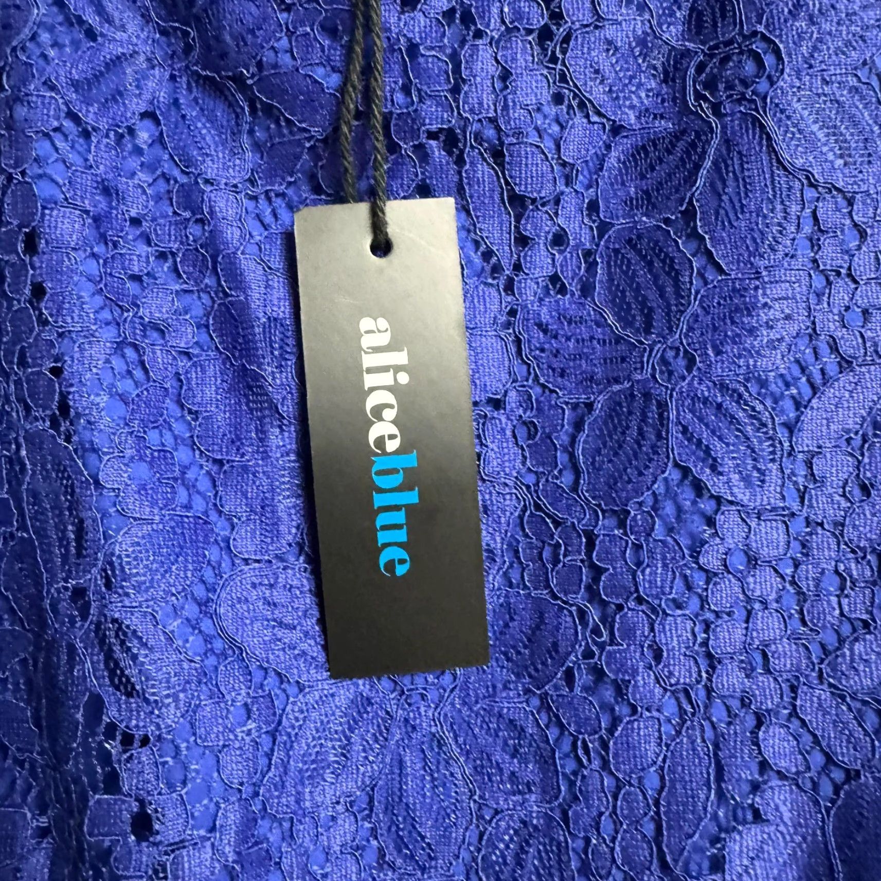 Vintage Alice Blue Blouse L Romantic Lace Floral Lined Whimsigoth Fairy Grunge Boho Chic Shirt Women Long Sleeve Purple with blue lining Size L / US 10 / IT 46 - 6 Thumbnail