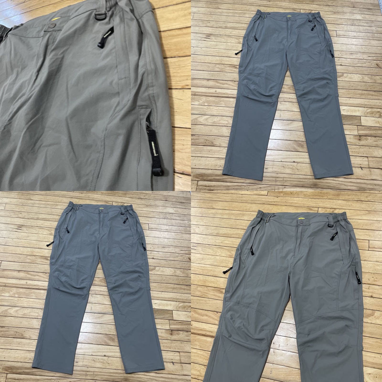 Vintage OutdoorSports Cargo Pants Men 2XL Hiking Straight Taper Pants Gray Athleisure Outdoor 2XL Mens Size US 39 - 11 Thumbnail