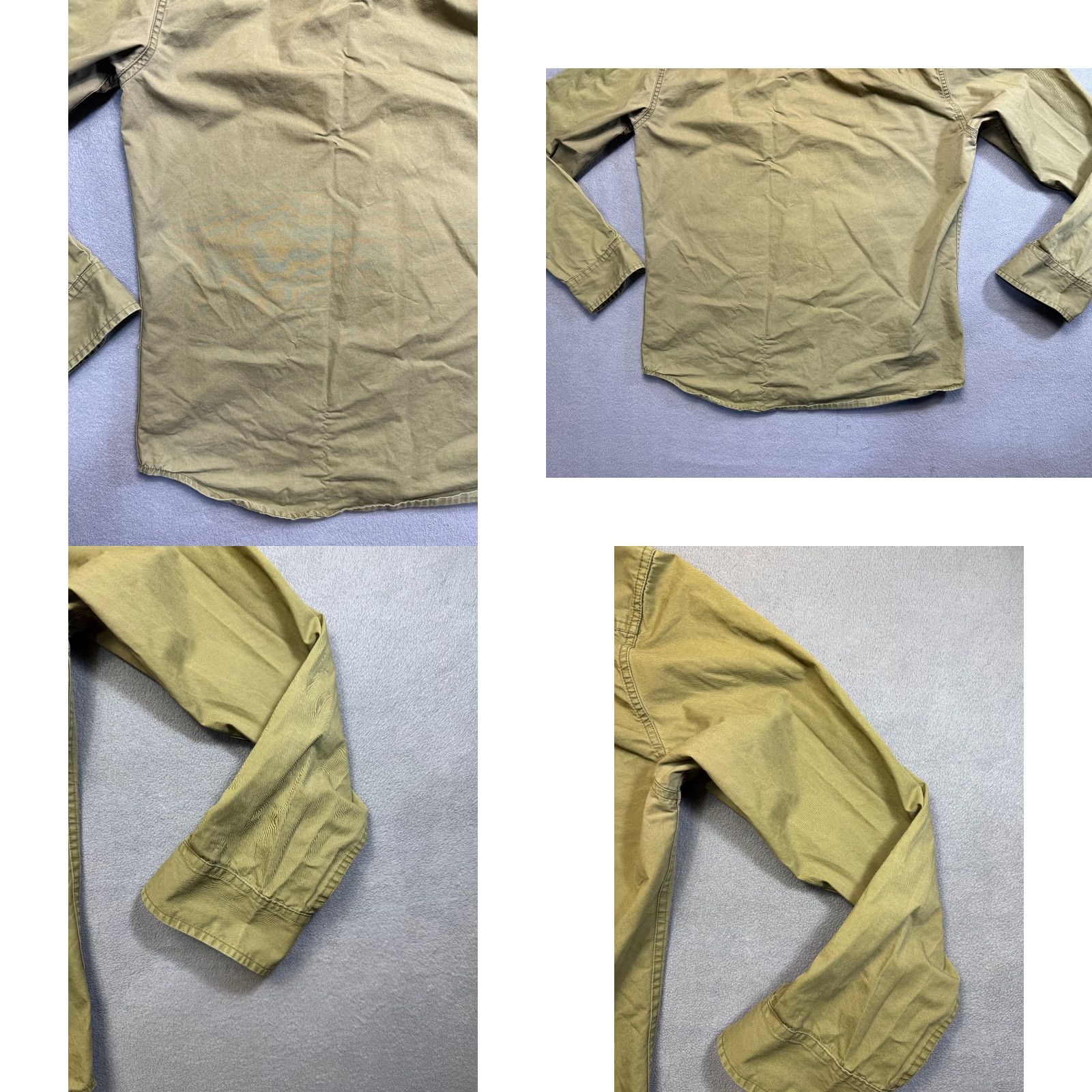 Obey OBEY military olive button up shirt long sleeve mens M size Size US M / EU 48-50 / 2 - 10 Thumbnail