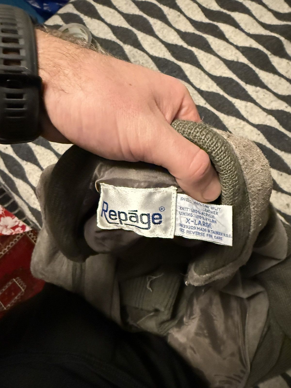 Vintage 80s repage zip up grey cardigan Size US XL / EU 56 / 4 - 3 Thumbnail