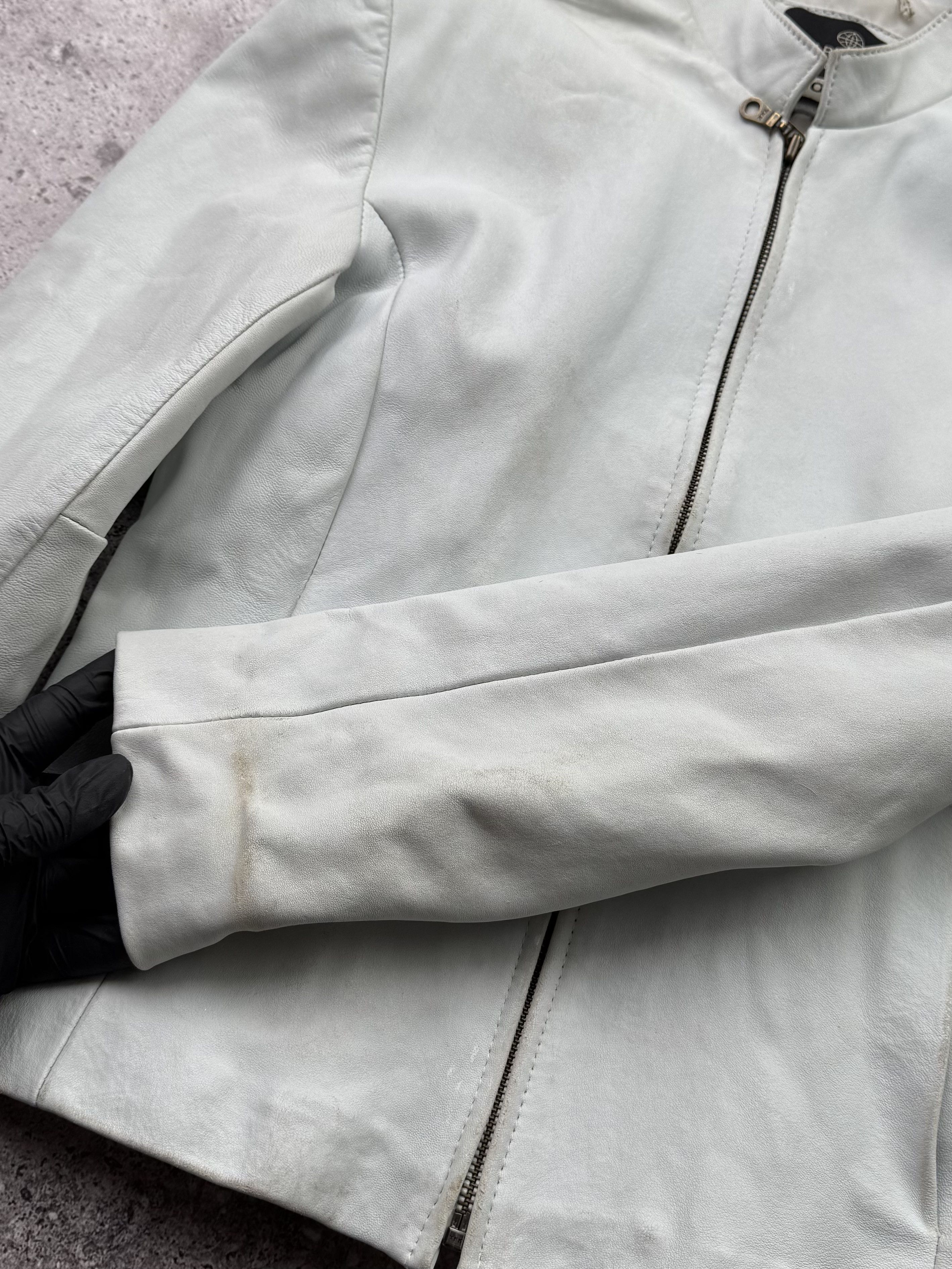 Japanese Brand Vintage Cropped Leather Jacket(V151)C647 Size M / US 6-8 / IT 42-44 - 7 Thumbnail