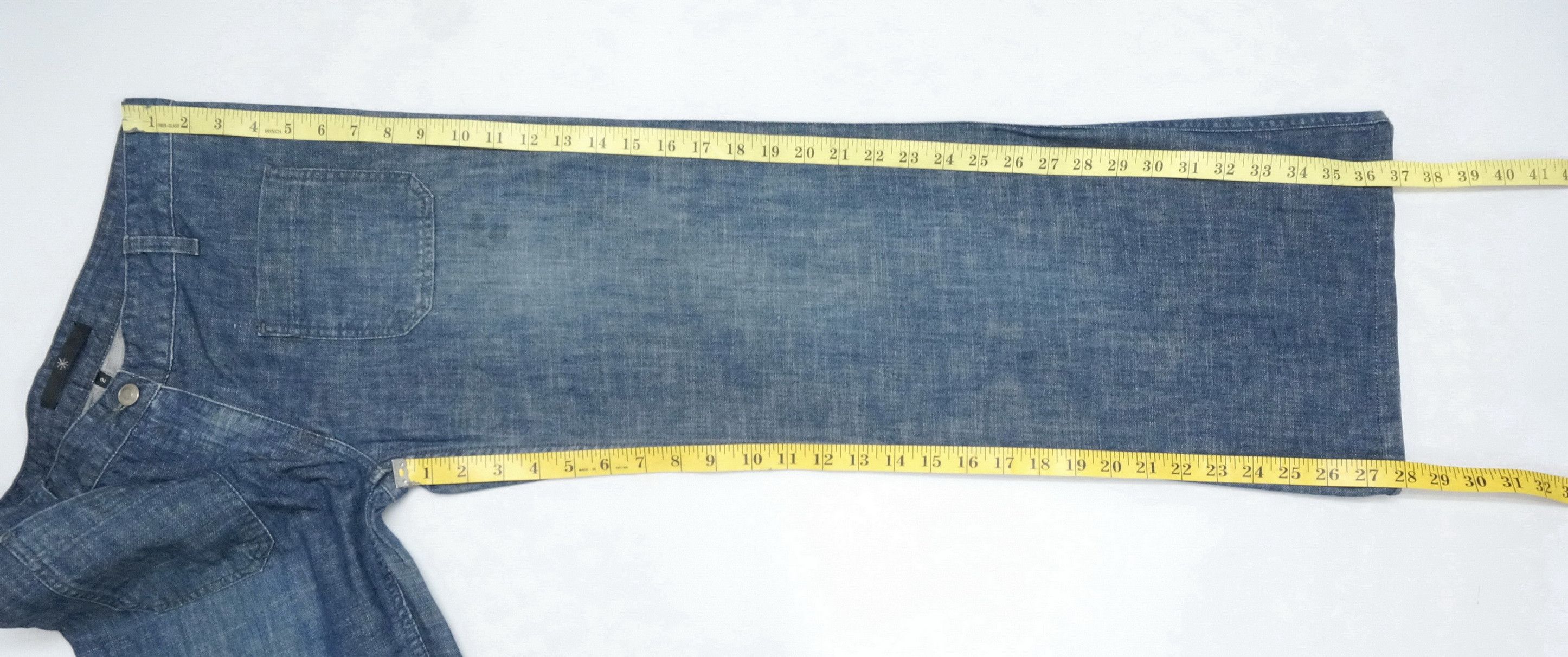 Isabel Marant Isabel Marant Boot Cut Flared Light Denim Pants Size 33" - 12 Thumbnail