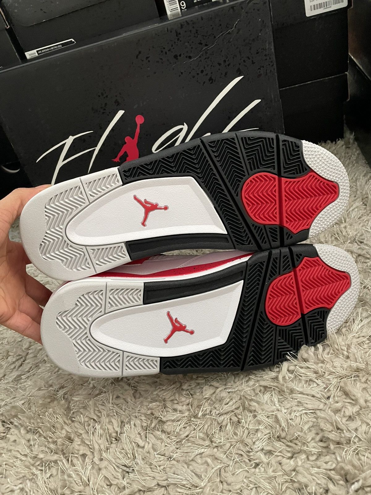 Jordan Brand Jordan 4 Red Cement Size US 11.5 / EU 44-45 - 8 Thumbnail
