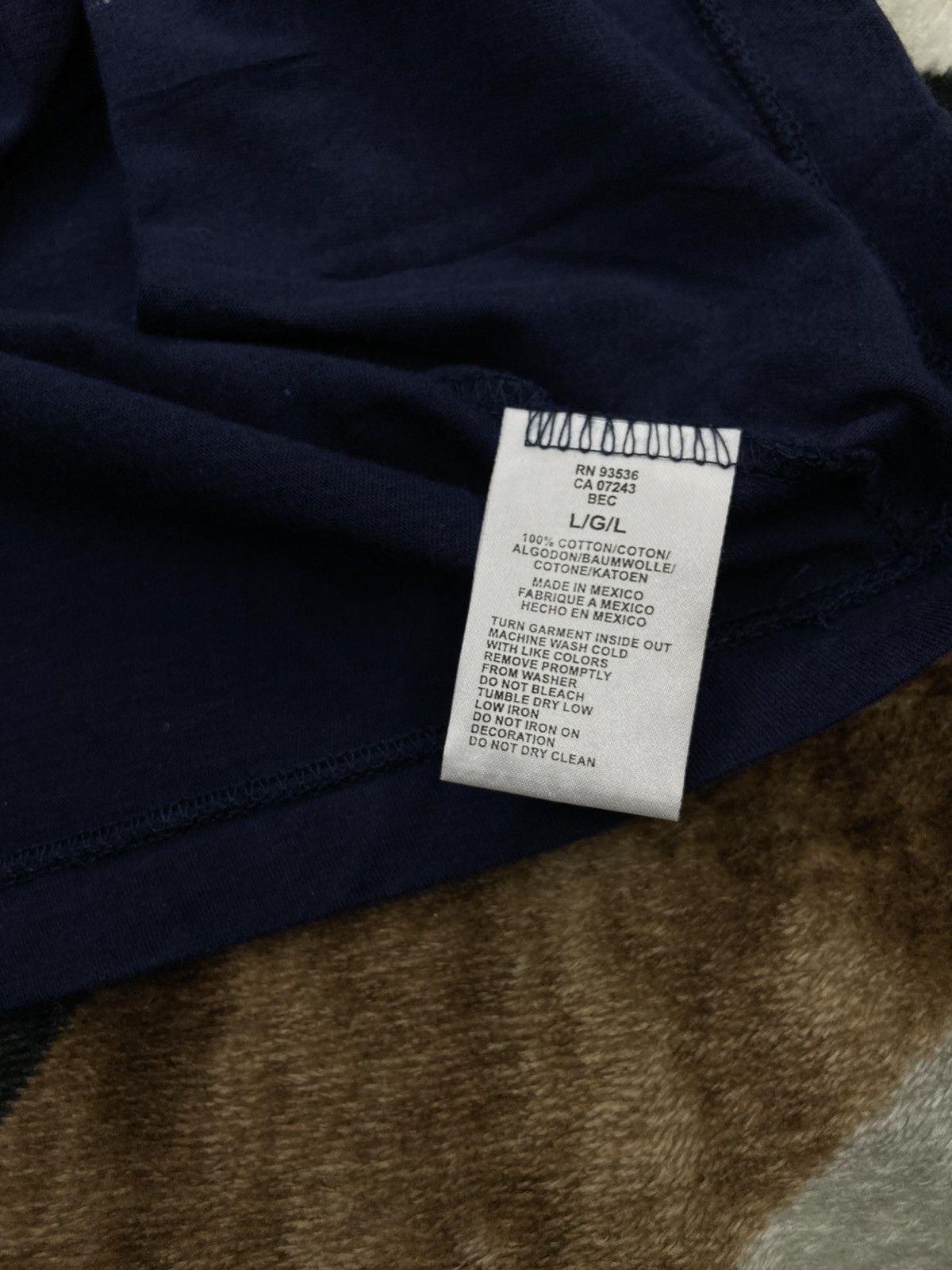 Ecko Unltd. × Marc Ecko Marc Ecko Cut & Sew Reflective Face Printed Navy Tee Size US L / EU 52-54 / 3 - 8 Thumbnail
