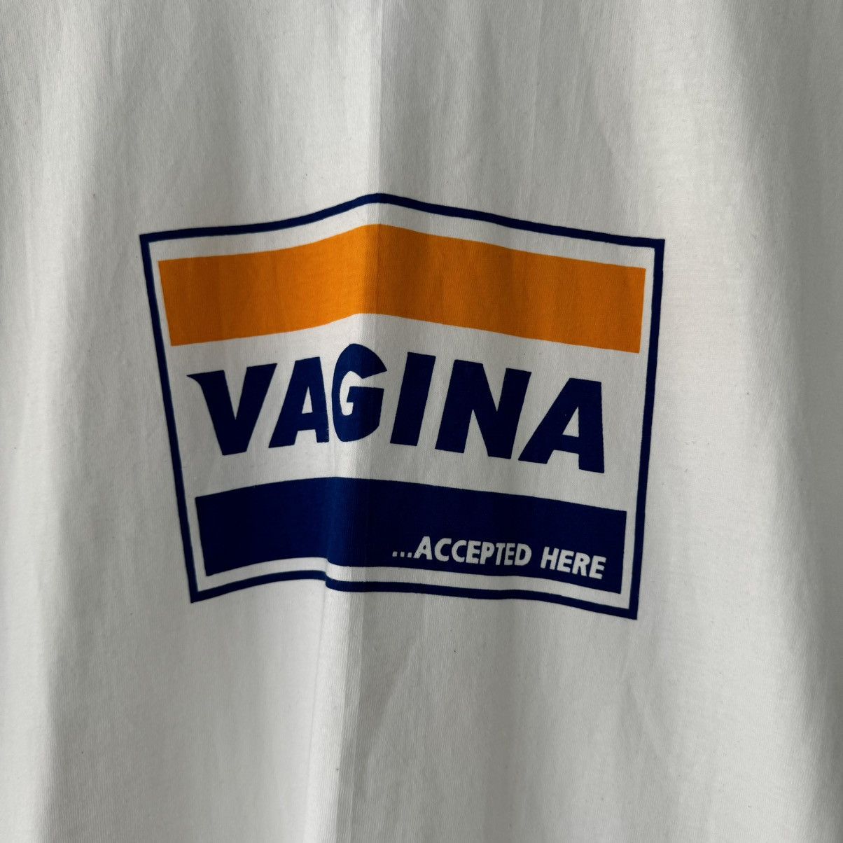 Vintage Vagina Accepted Here Tee Size US L / EU 52-54 / 3 - 3 Thumbnail