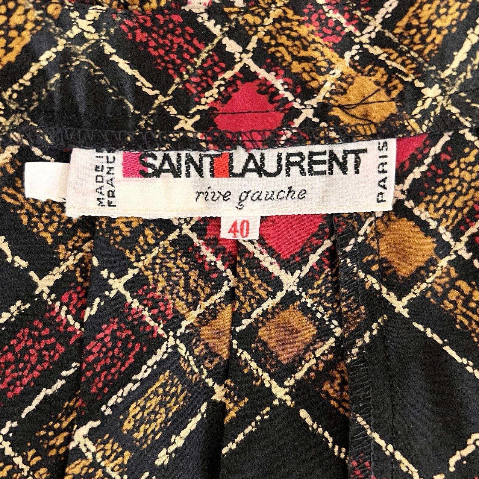 Yves Saint Laurent Vintage 26” Yves Saint Laurent Rive Gauche Skirt Size 28" / US 6 / IT 42 - 3 Thumbnail