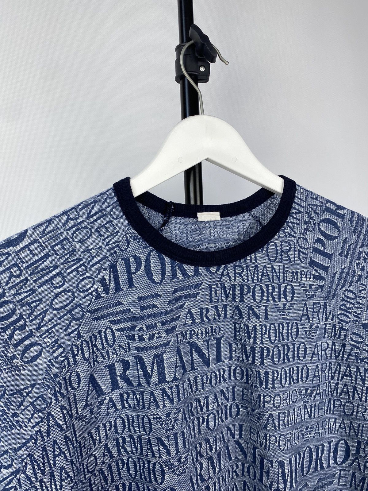 Armani Rare vintage Luxury 90s Multi Logo Armani tee Size US S / EU 44-46 / 1 - 4 Thumbnail