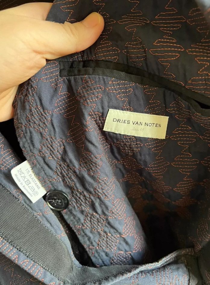 Dries van noten Purple plaid suit jacket 2412-Nextarrow