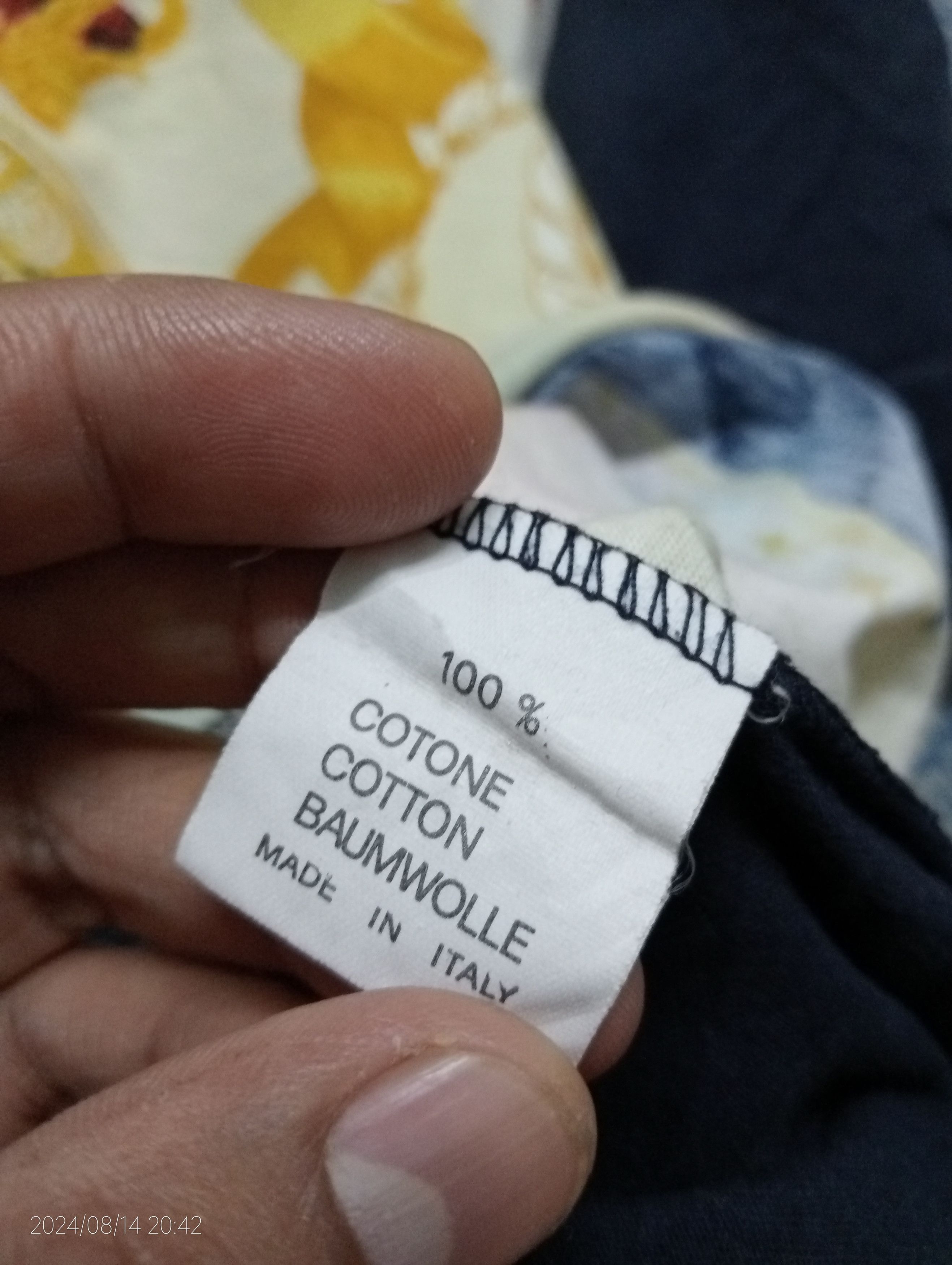 Gianfranco Ferre Vintage Gianfranco Ferre Scarf Pattern Tee Very Rare Size US L / EU 52-54 / 3 - 3 Thumbnail