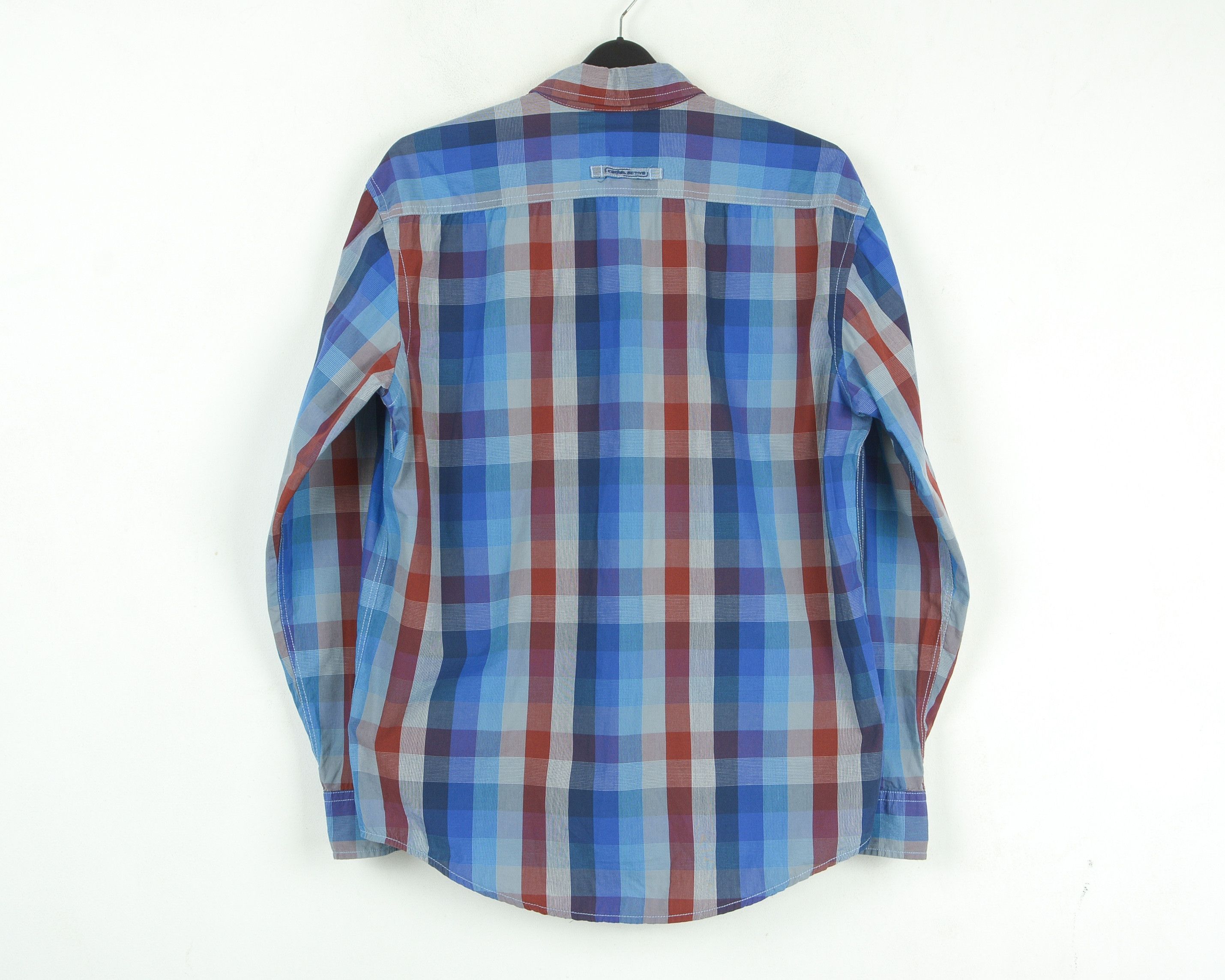 camel active Regular Fit Checked Shirt L Button Up Plaid Long Sleeved Top Size US L / EU 52-54 / 3 - 6 Thumbnail