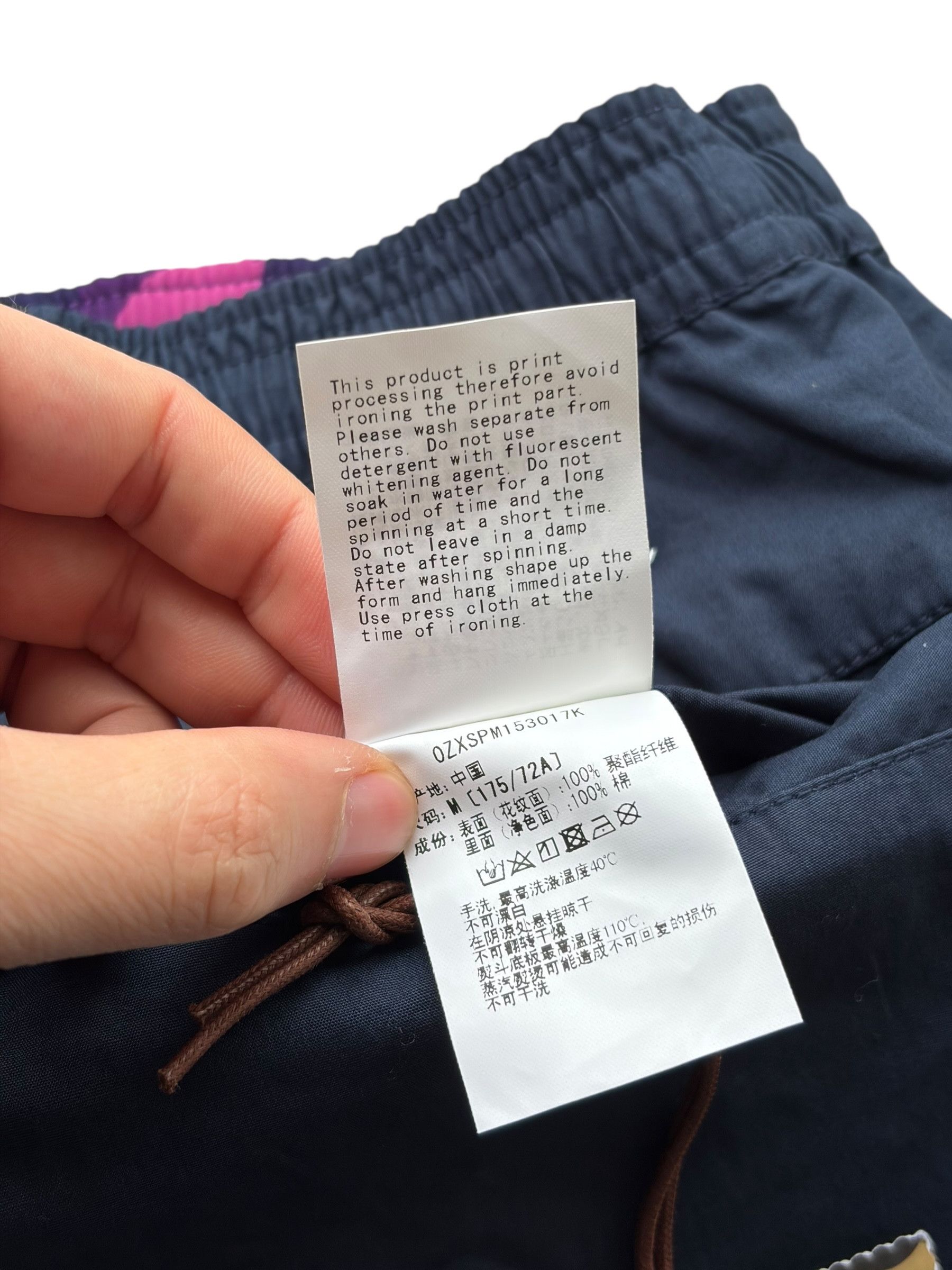 Bape Bape Purple Camo Navy Shark Reversible Shorts Size US 32 / EU 48 - 8 Thumbnail