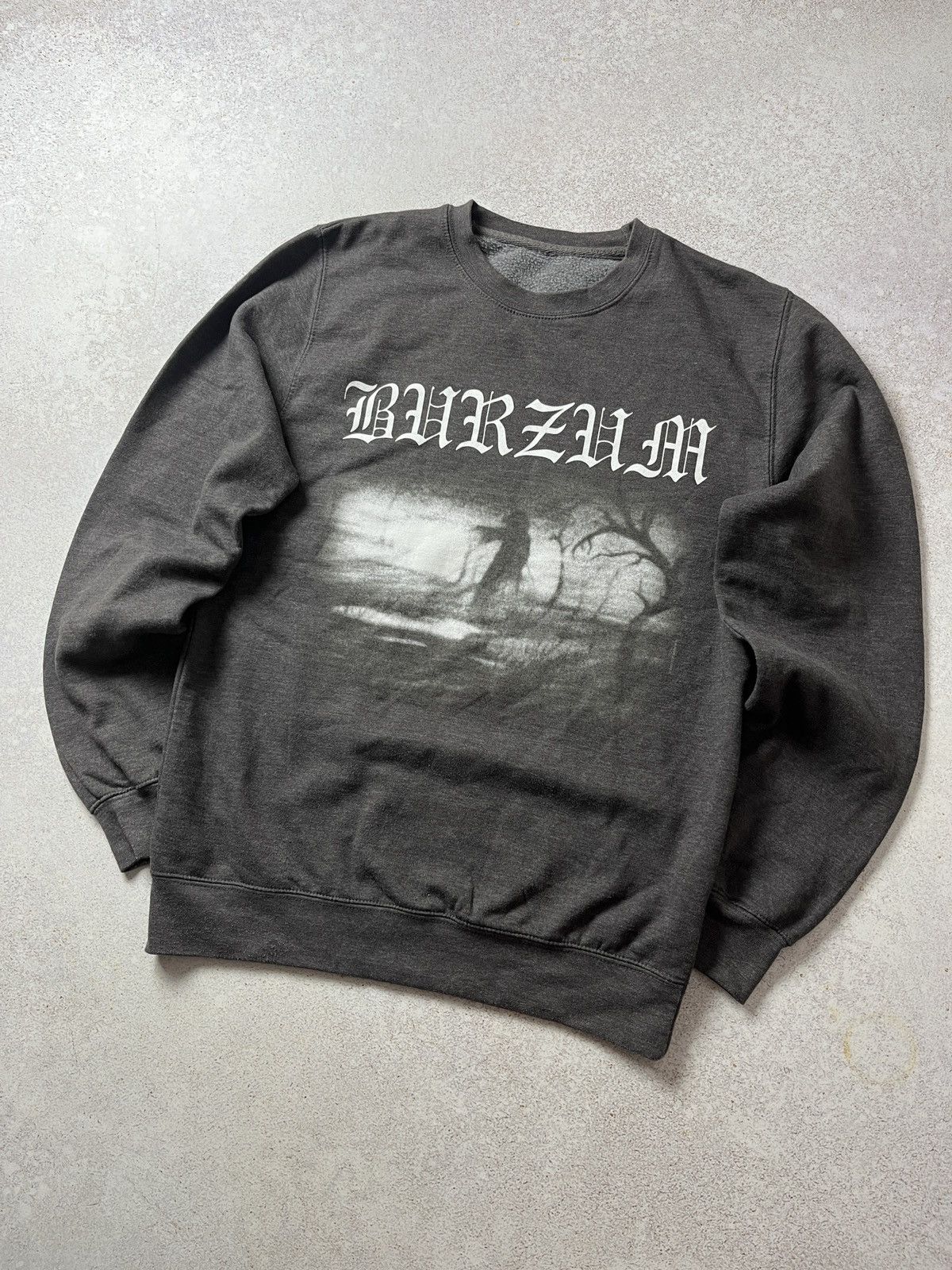 Band Tees Vintage Burzum 2013 Norwegian Hard Black Metal Sweatshirt Size US M / EU 48-50 / 2 - 1 Thumbnail