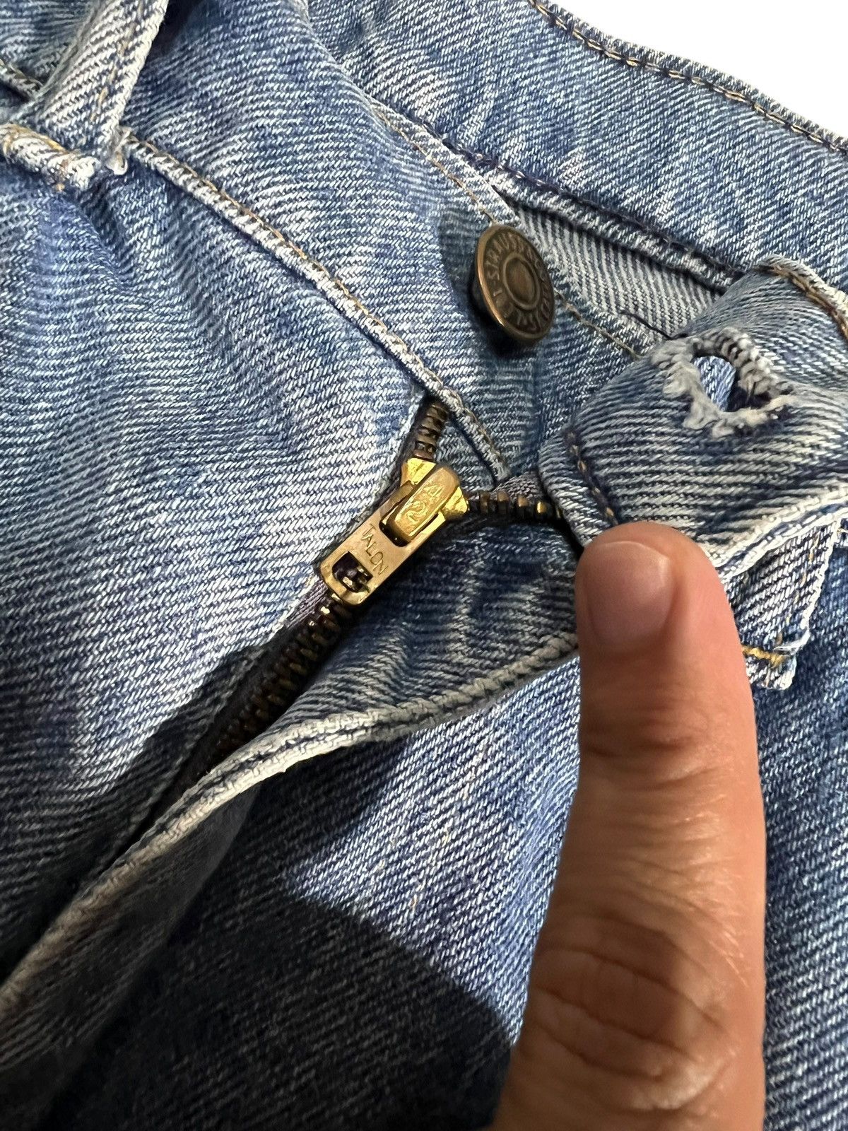 Levi's Vintage 70’s Levi’s Orange Tab Mud Wash Jean Size US 28 / EU 44 - 12 Thumbnail