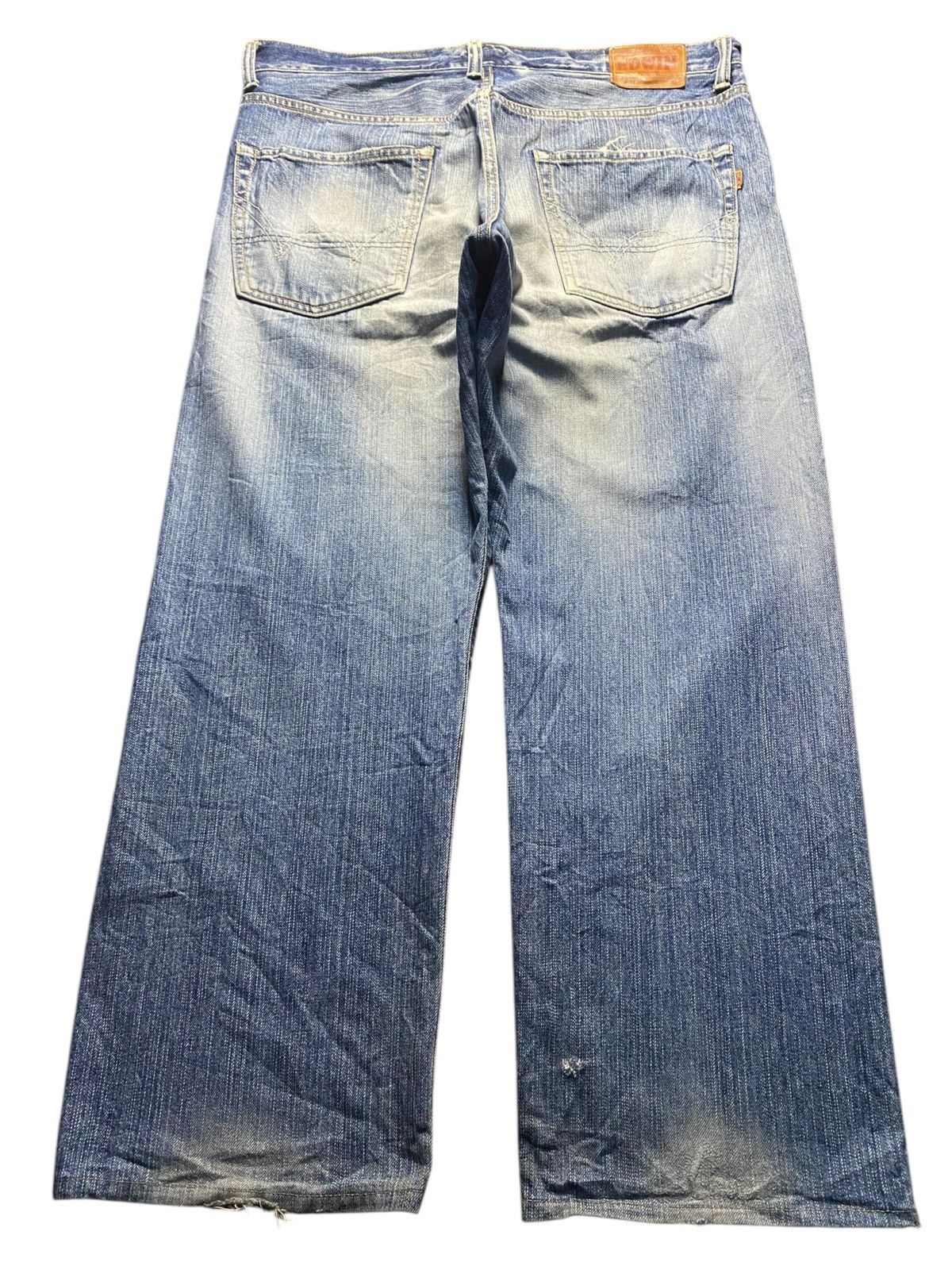 Edwin Vintage Edwin 505 Selvedge Mud Wash Distressed Baggy Jeans Size US 39 - 3 Thumbnail