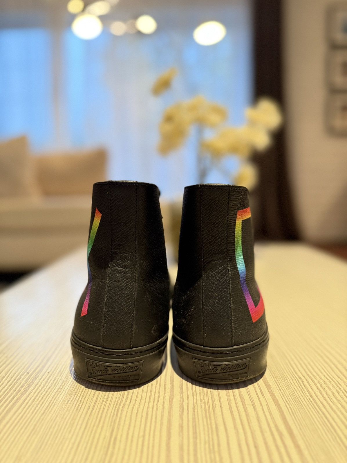 Louis Vuitton Louis Vuitton High-Top Sneakers by Virgil Abloh (SS19) Size US 8 / EU 41 - 3 Thumbnail