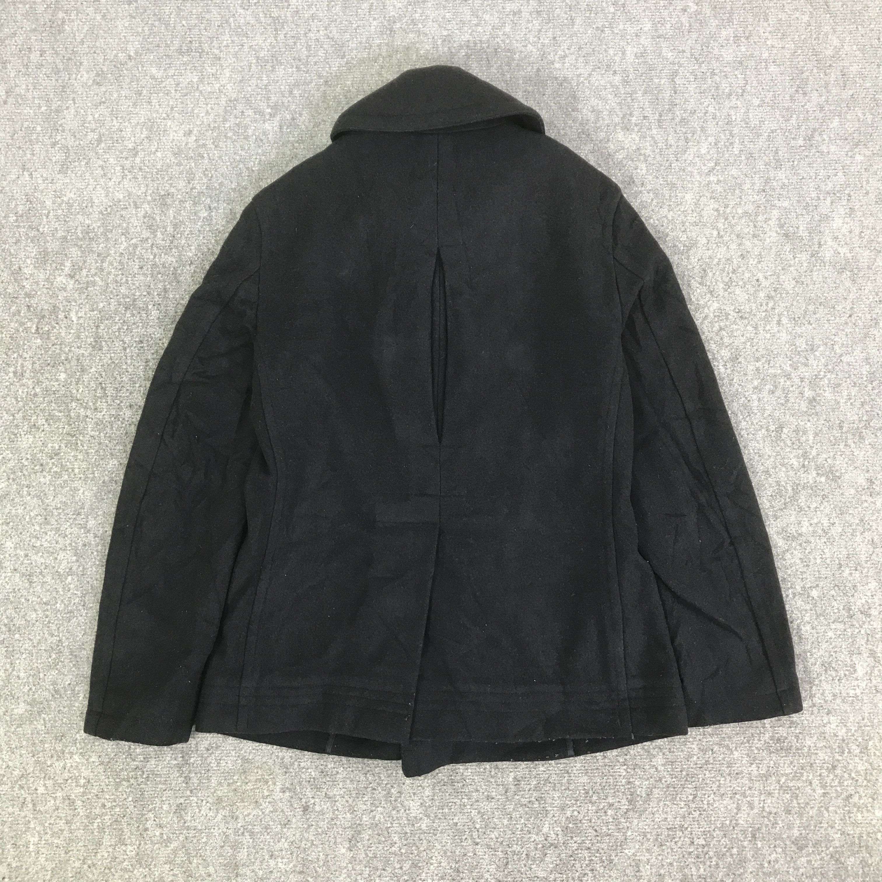 Japanese Brand RAINCHEETAH DOUBLE BRESTED WOOL COAT JACKET K99B3 Size US M / EU 48-50 / 2 - 3 Thumbnail
