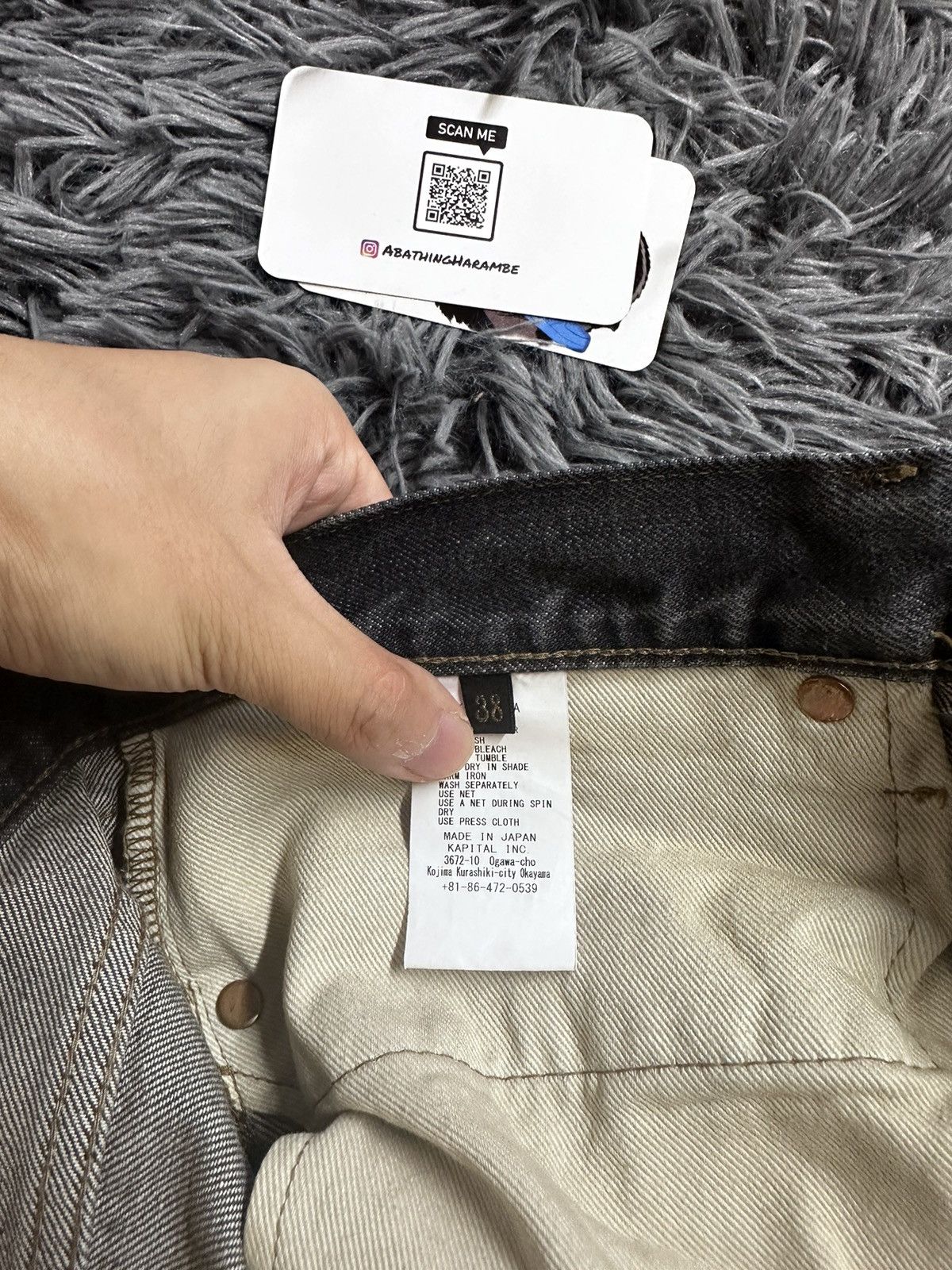 Kapital Kapital Bone Denim 5P Shorts Black Size US 32 / EU 48 - 6 Thumbnail