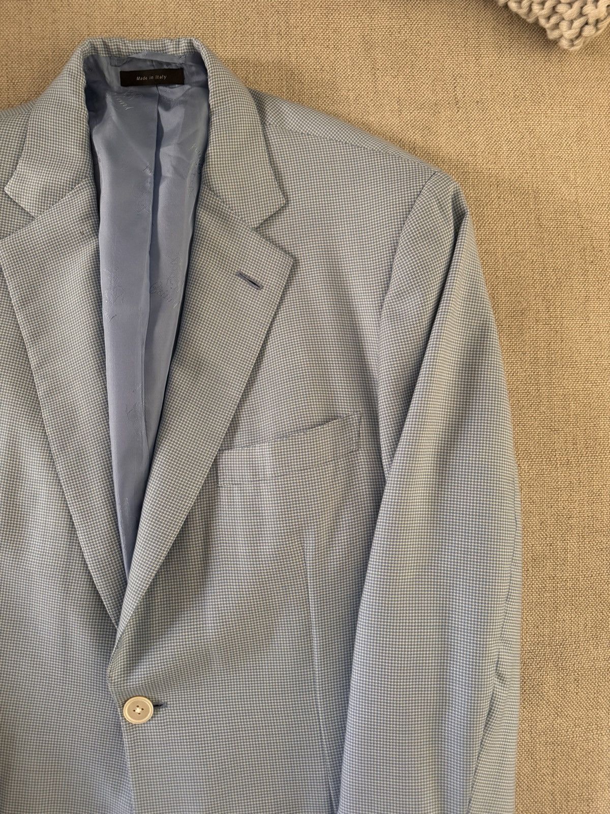 Brioni Mini Check Cashmere & Silk Jacket Size 42R - 3 Thumbnail