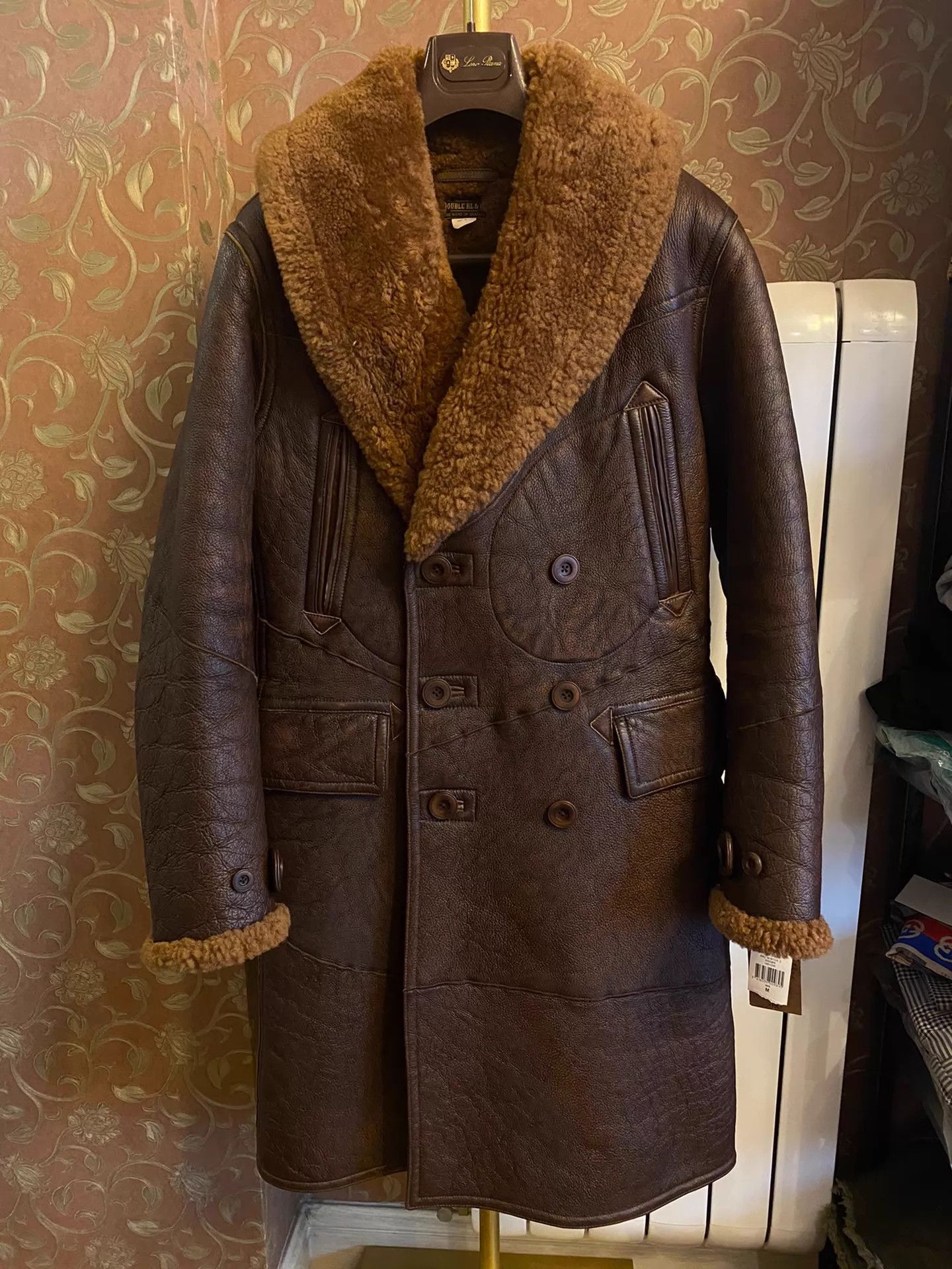 RRL Ralph Lauren RRL Farmer Heavy Distressed Caviar Leather Jacket Size US M / EU 48-50 / 2 - 1 Thumbnail