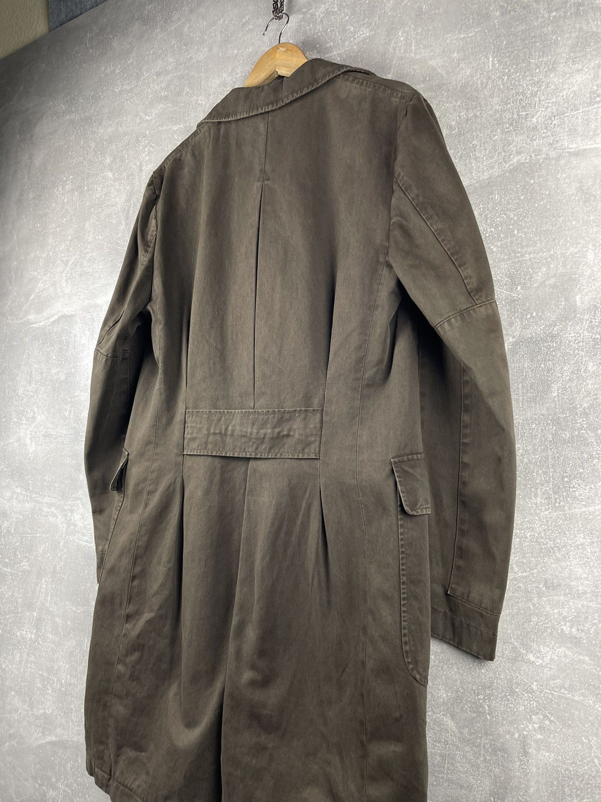 Boglioli Boglioli Military Double Breasted Cotton Coat Brown Size US M / EU 48-50 / 2 - 7 Thumbnail