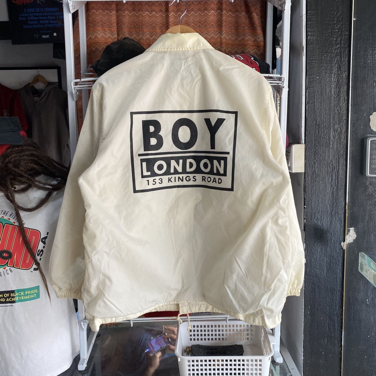 Boy London Vintage 90s Boy London 153 Kings Road Coach Jacket Size US L / EU 52-54 / 3 - 1 Thumbnail