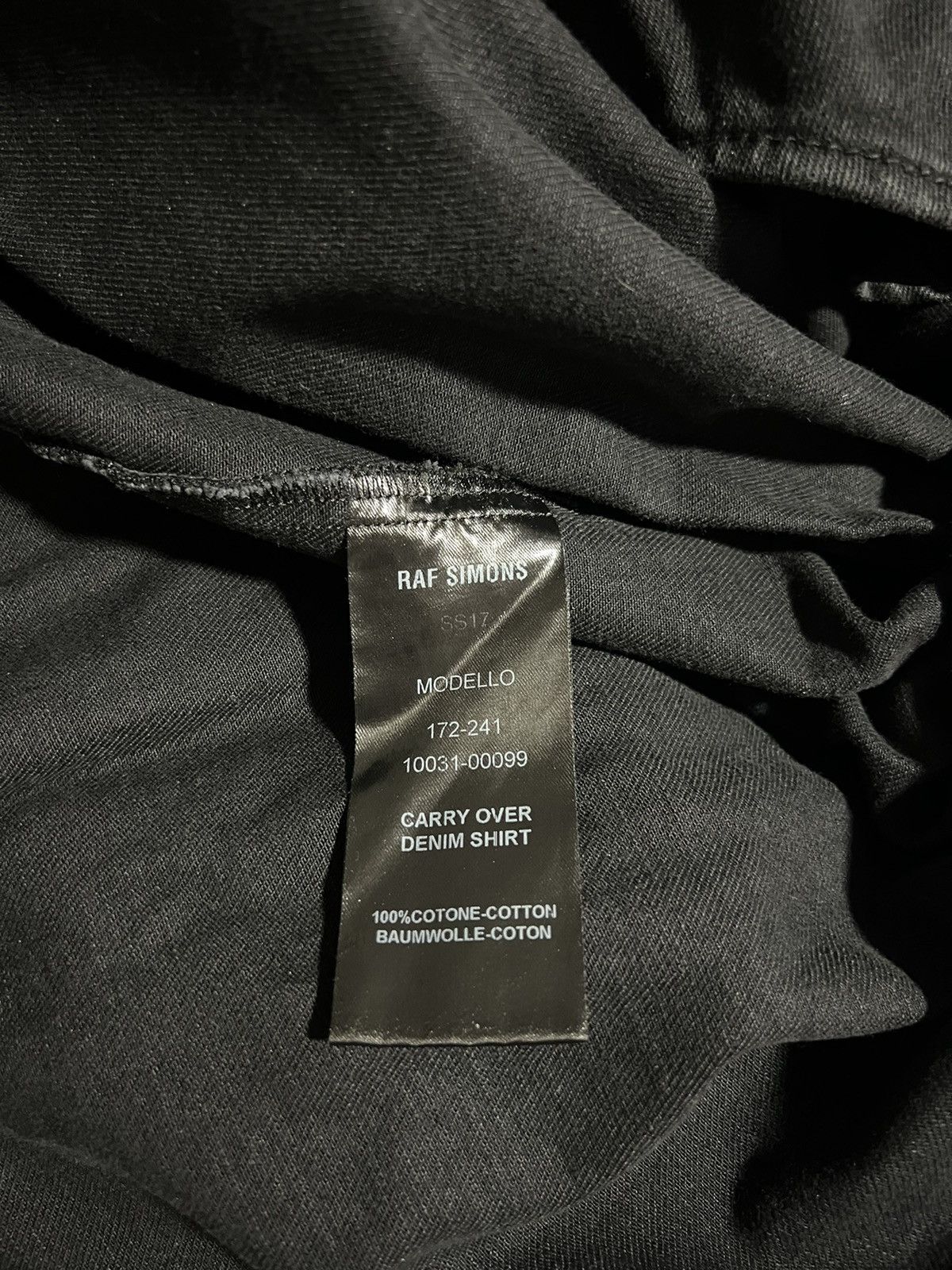 Raf Simons Raf Simons SS17 Tape Patch Denim Overshirt Size US S / EU 44-46 / 1 - 5 Thumbnail