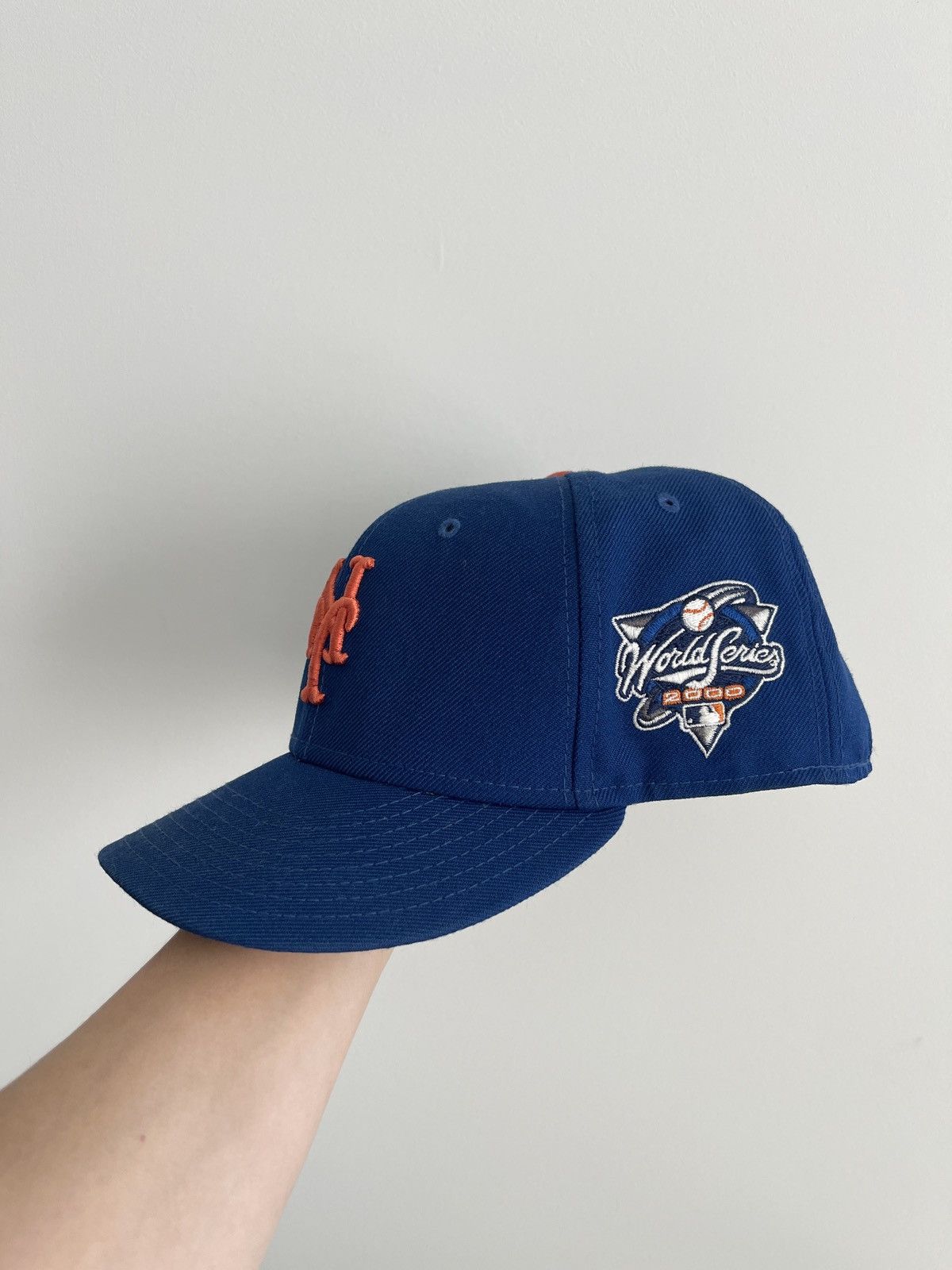MLB STEAL! NEW YORK METS 2000 WORLD SERIES PATCH GAME HAT Size ONE SIZE - 2 Thumbnail