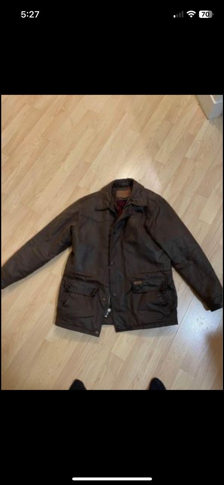 Image of The Australian Outback Collection Outback Rancher Jacket in Brown, Men's (Size Small)