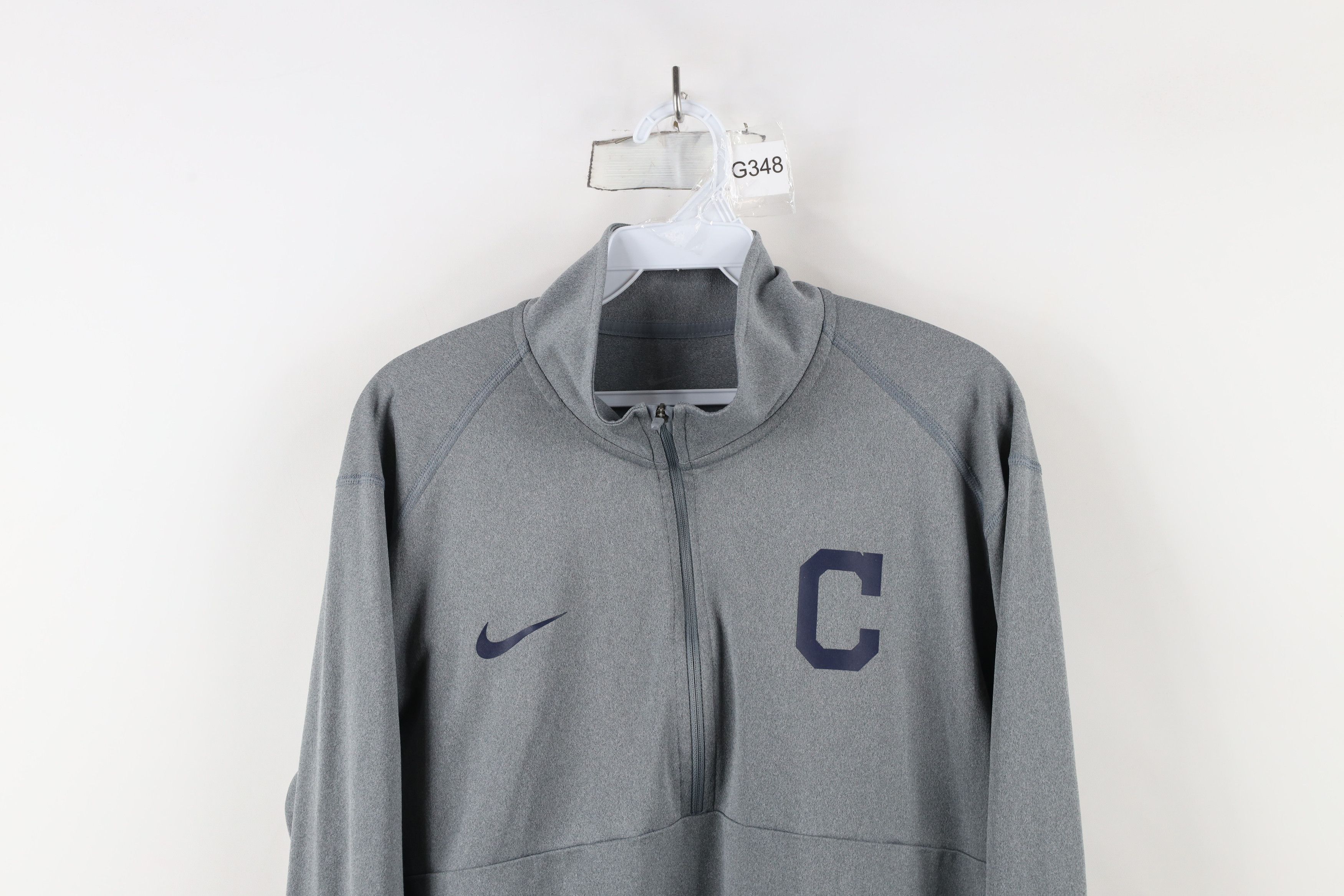 Nike × Vintage Nike Guardians Baseball Half Zip Pullover Jacket Top Gray Size US L / EU 52-54 / 3 - 2 Thumbnail