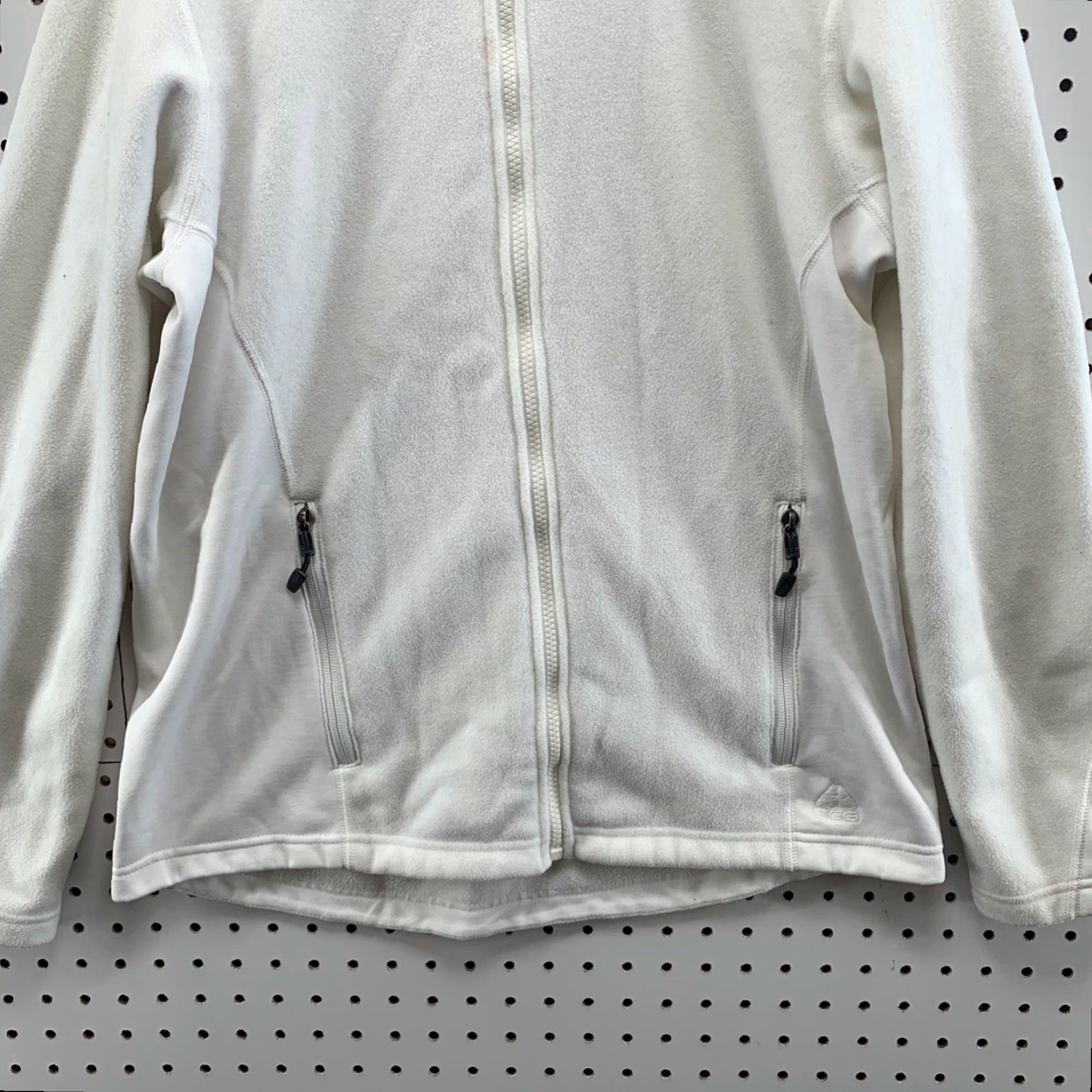 Nike ACG Nike ACG Womens Sweater Jacket White Fleece Full Zip Therma M Ladies Size M / US 6-8 / IT 42-44 - 6 Thumbnail