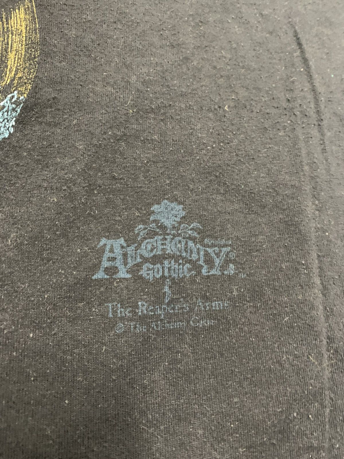 Vintage Vintage Alchemy Gothic Reaper Long Sleeve T-Shirt Size US XL / EU 56 / 4 - 3 Thumbnail