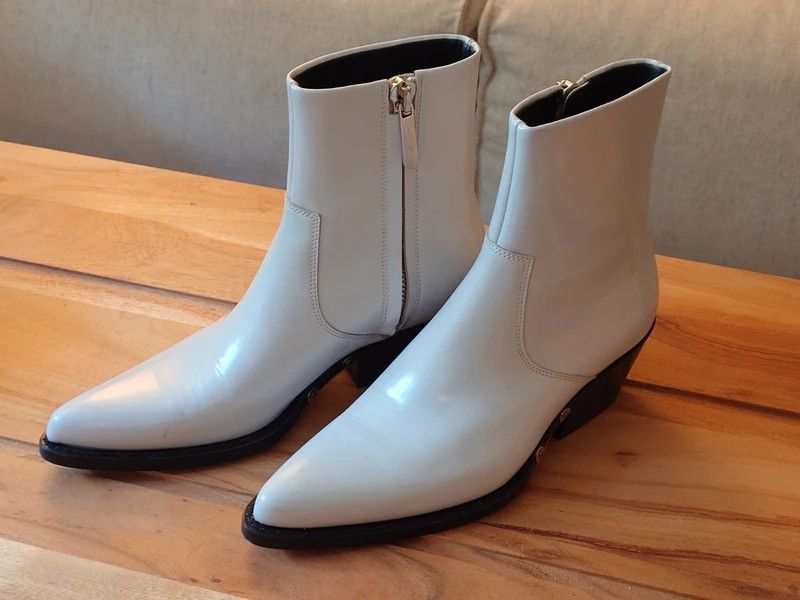 Calvin Klein 205W39NYC Tiesa Patent Leather Ankle Boot Size US 5.5 / IT 35.5 - 1 Thumbnail