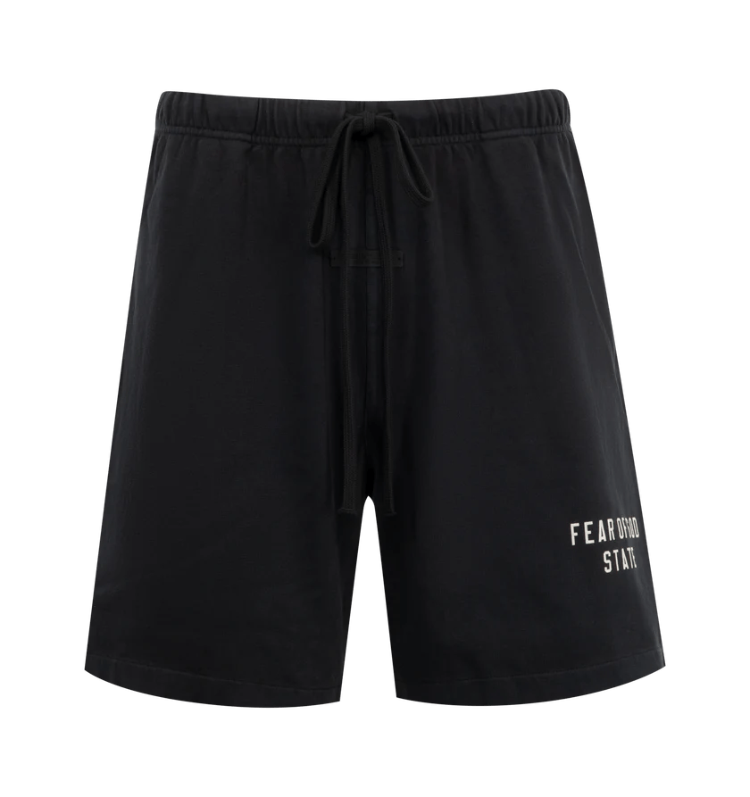 Fear of God o1h1sh11224 Heavy Jersey Soccer Shorts in Black Size US 30 / EU 46 - 1 Thumbnail