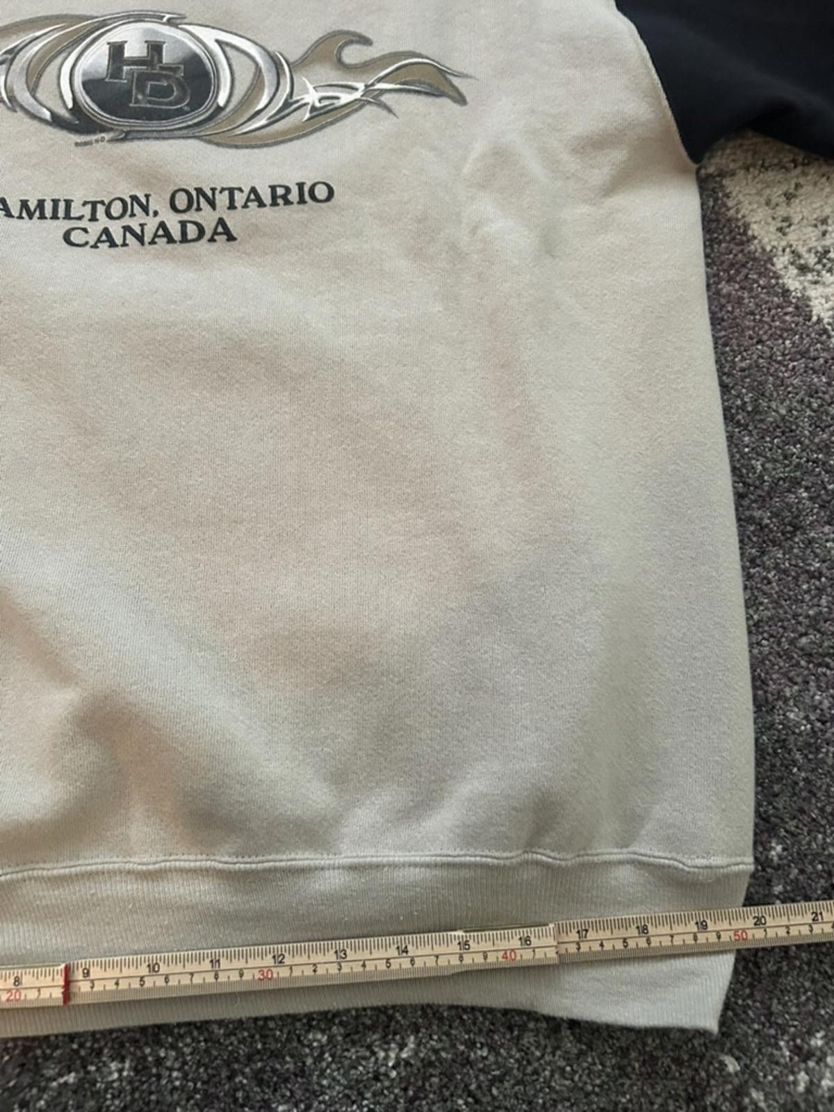 Harley Davidson Harley-Davidson Poole’s Cycle Two-Tone Hoodie – Hamilton, ON Size US L / EU 52-54 / 3 - 9 Thumbnail