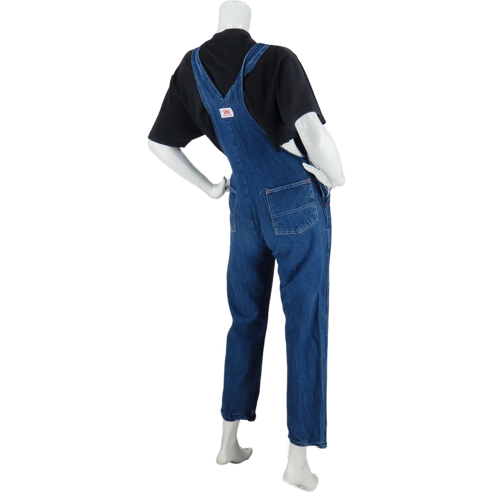Other Round House Farmer Workwear Festival Denim Jean Overalls 28 Size 28" / US 6 / IT 42 - 3 Thumbnail