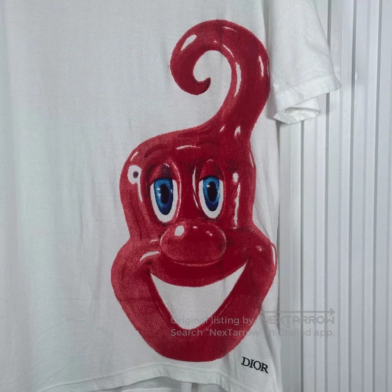 Dior Dior Artist Collaboration White Flocked T. Size US XL / EU 56 / 4 - 3 Thumbnail