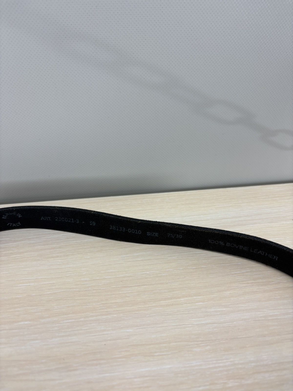 Leather × Levi's Womens leather belt Levis Size 75/30 Color Black Size ONE SIZE - 6 Thumbnail
