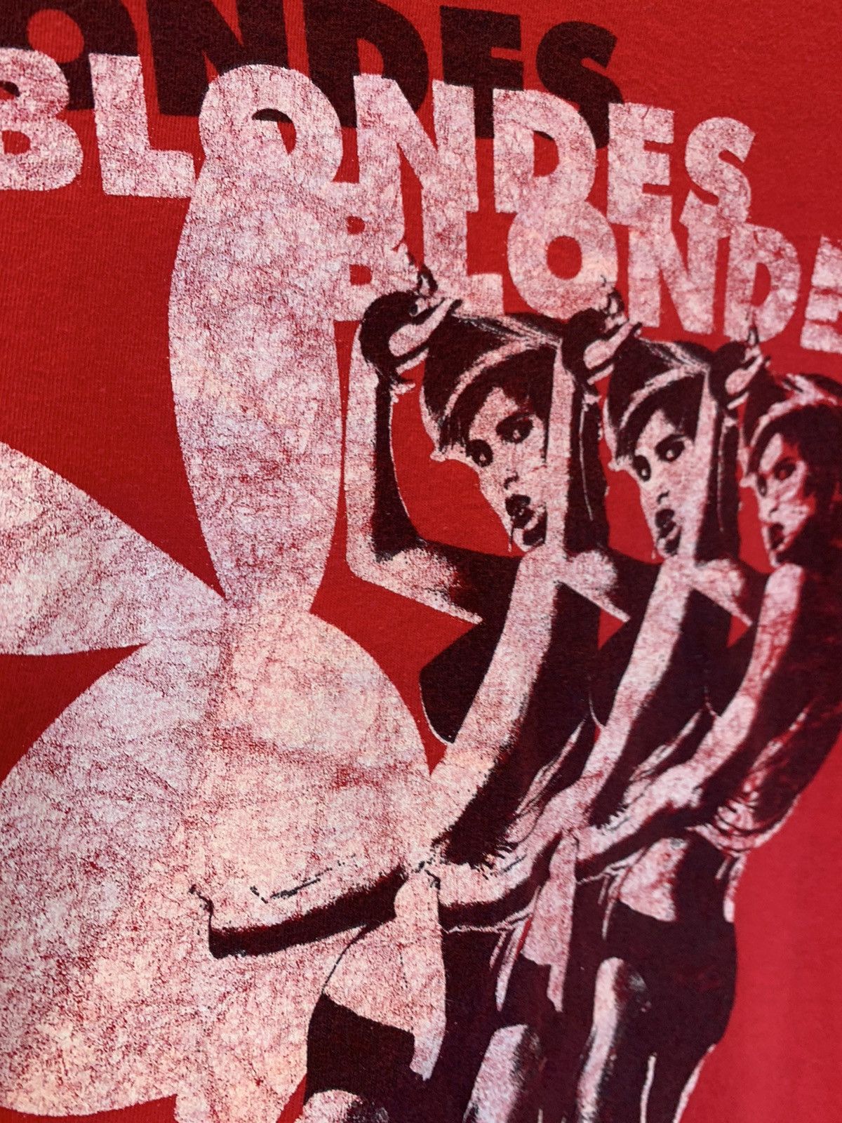Playboy × Vintage RARE Vintage 90s Playboy VIP Room Blondes Art USA-Made Shirt Size US S / EU 44-46 / 1 - 3 Thumbnail