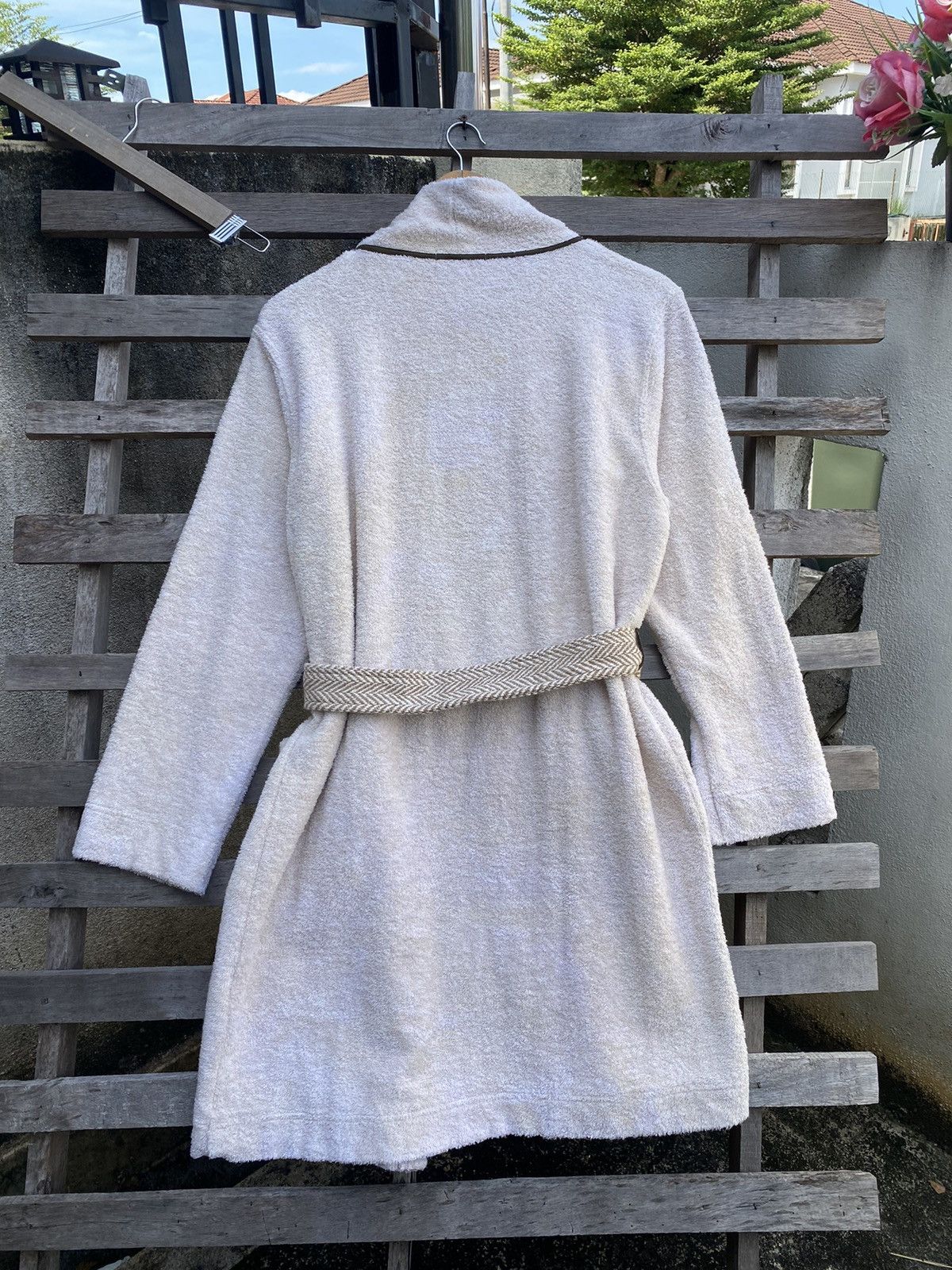 Vintage Issey Miyake IM Product Spaces Occasions Textured Bathrobe Size US L / EU 52-54 / 3 - 9 Thumbnail