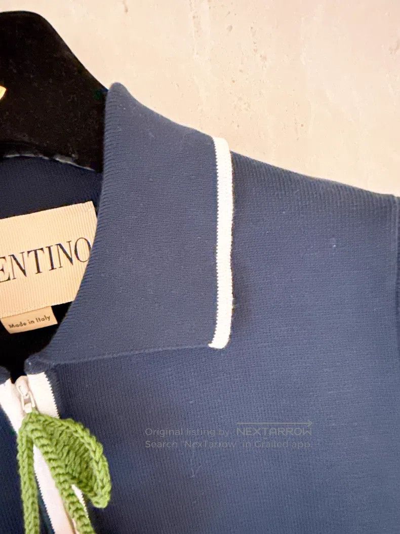 Valentino Valentino Little cherry knitted polo shirt Size S / US 4 / IT 40 - 5 Thumbnail