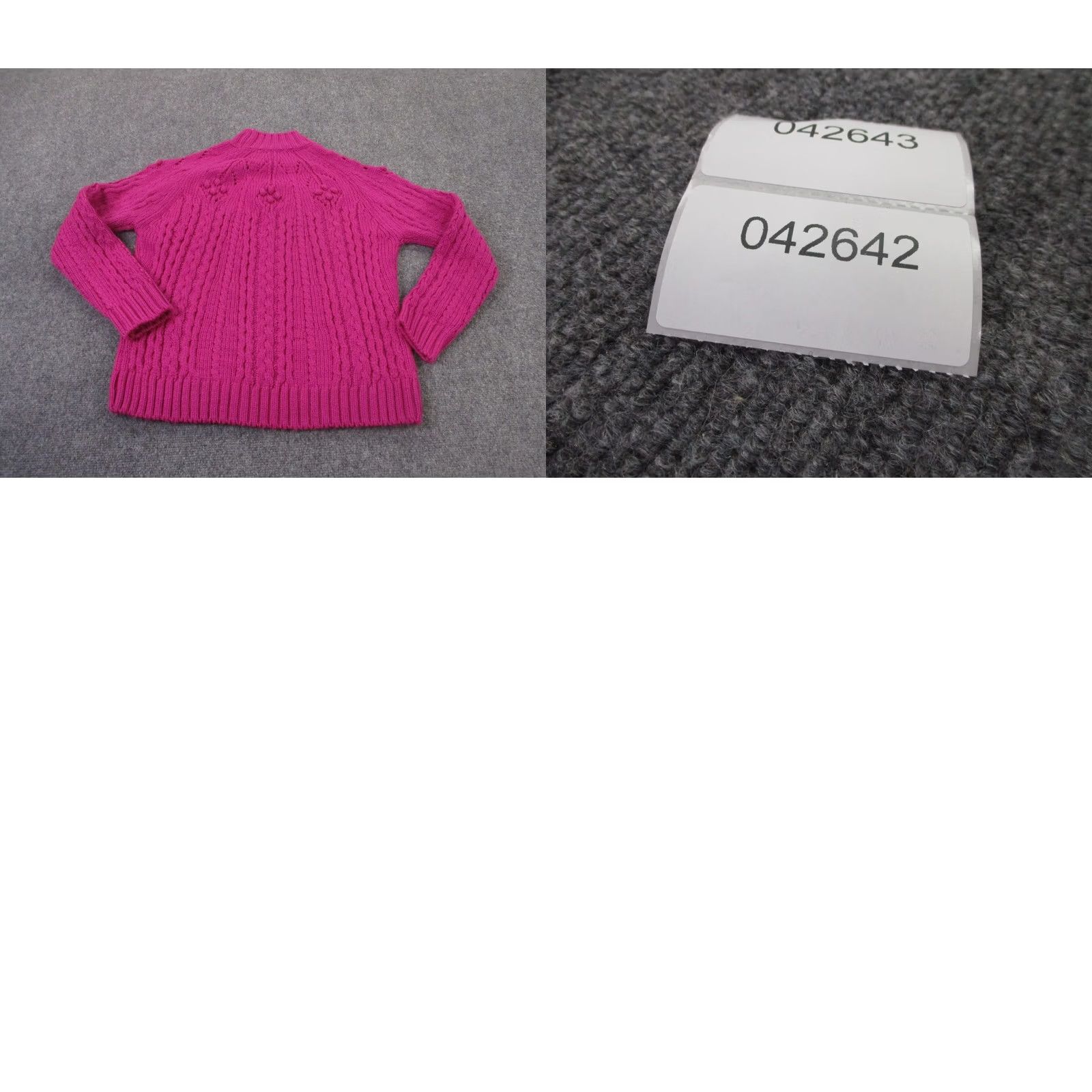 Vintage VINTAGE La Maille Sezane Sweater Womens S Wool Chunky Cable Knit Pullover Classic Size S / US 4 / IT 40 - 8 Thumbnail